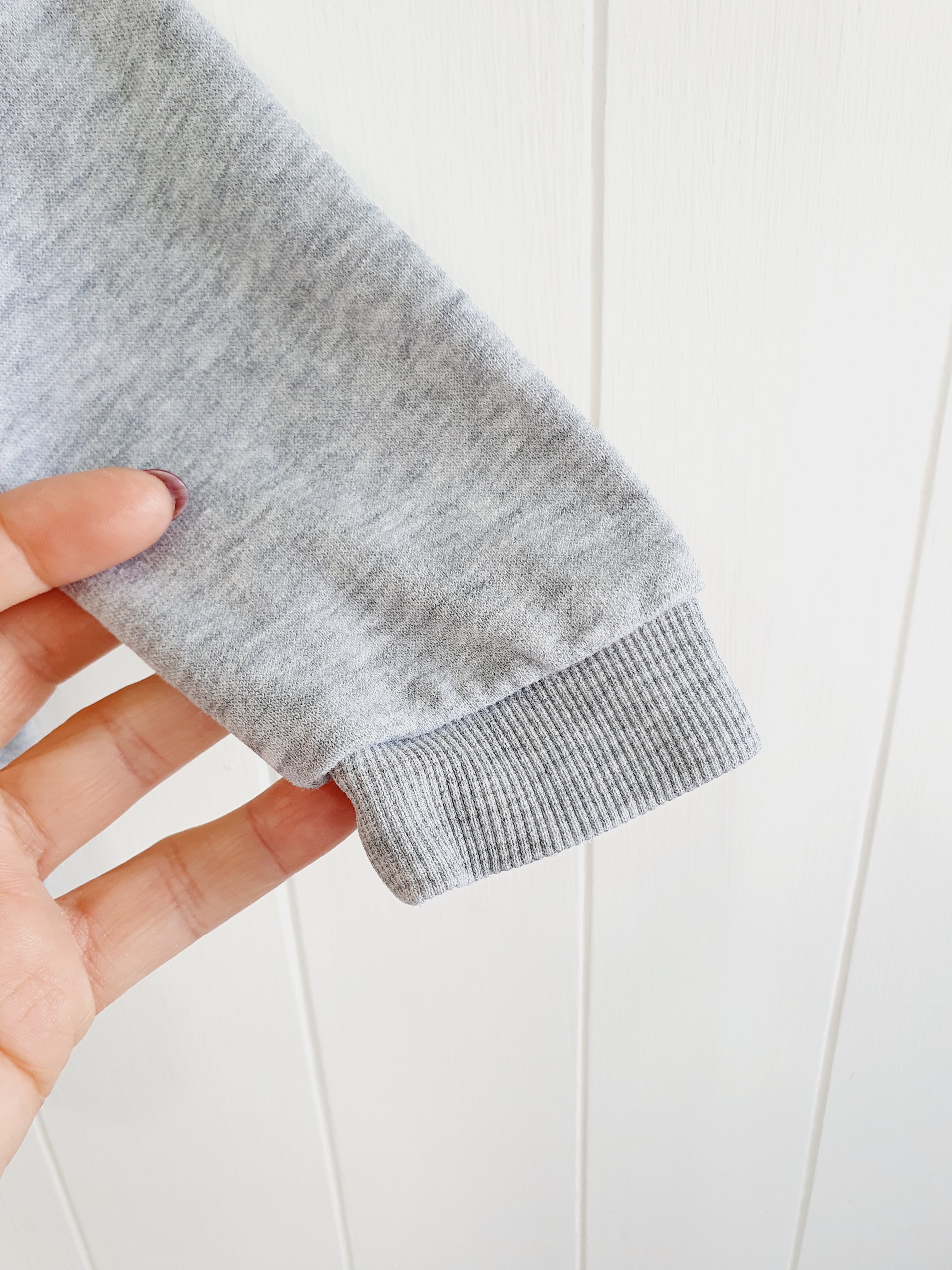 George grey hooded zip up jumper 6-9 months