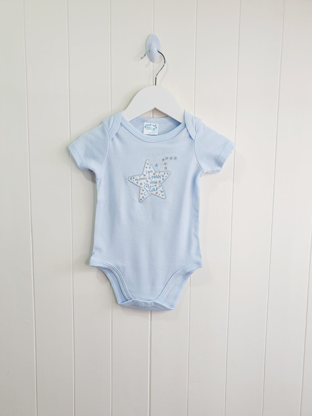 Just So Cute short sleeve bodysuit 'I am mummy and daddy's little star' 0-3 months