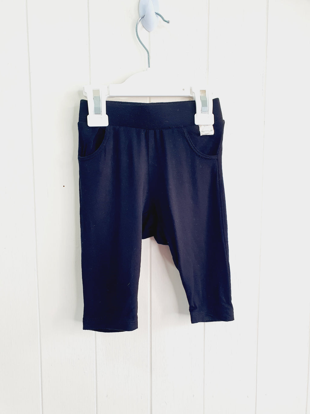 River Island black harem leggings 0-3 months