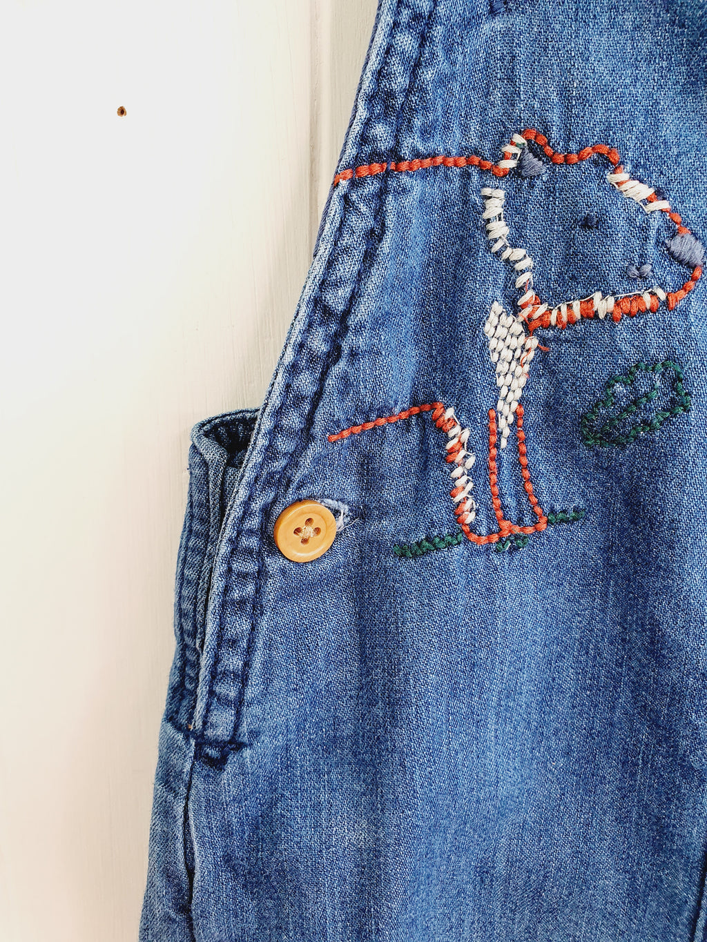 M&S blue dungaree 3-6 months