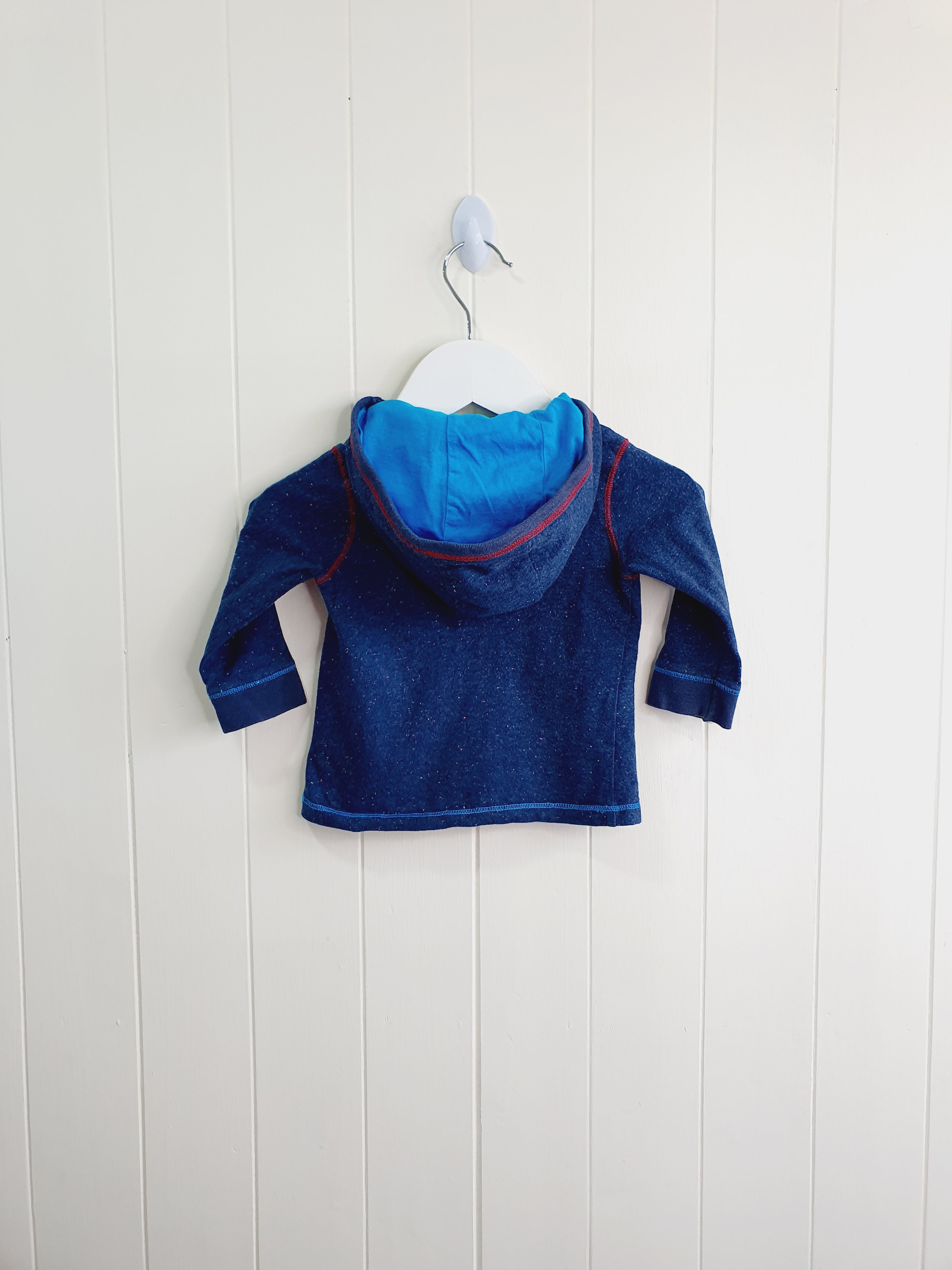 George hooded long sleeve top 3-6 months