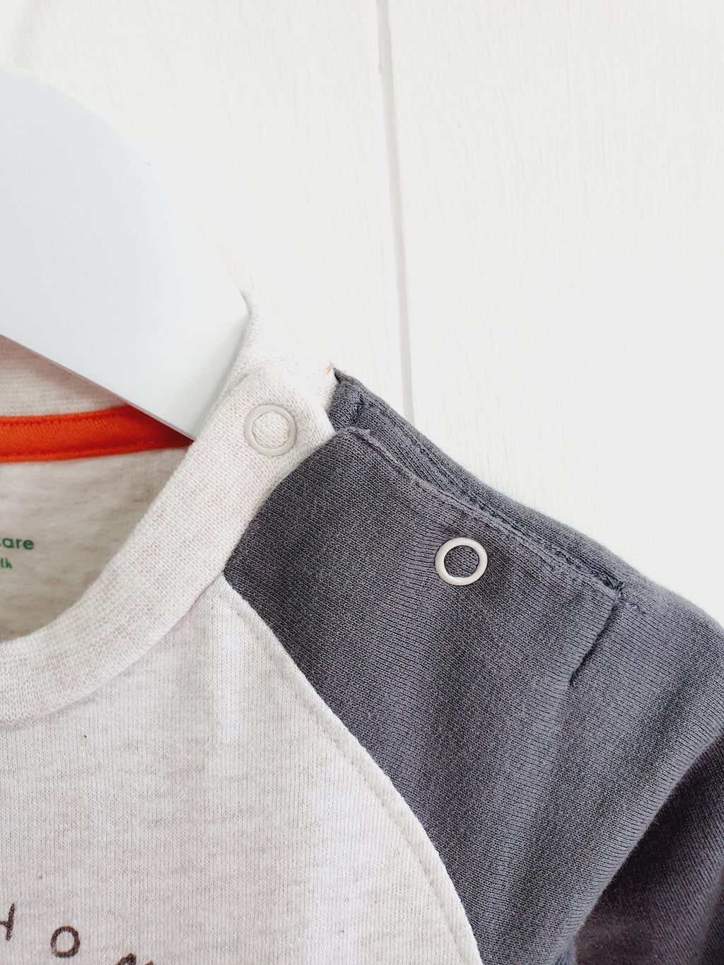 Mothercare boys vegetable print sweatshirt 1-3 months