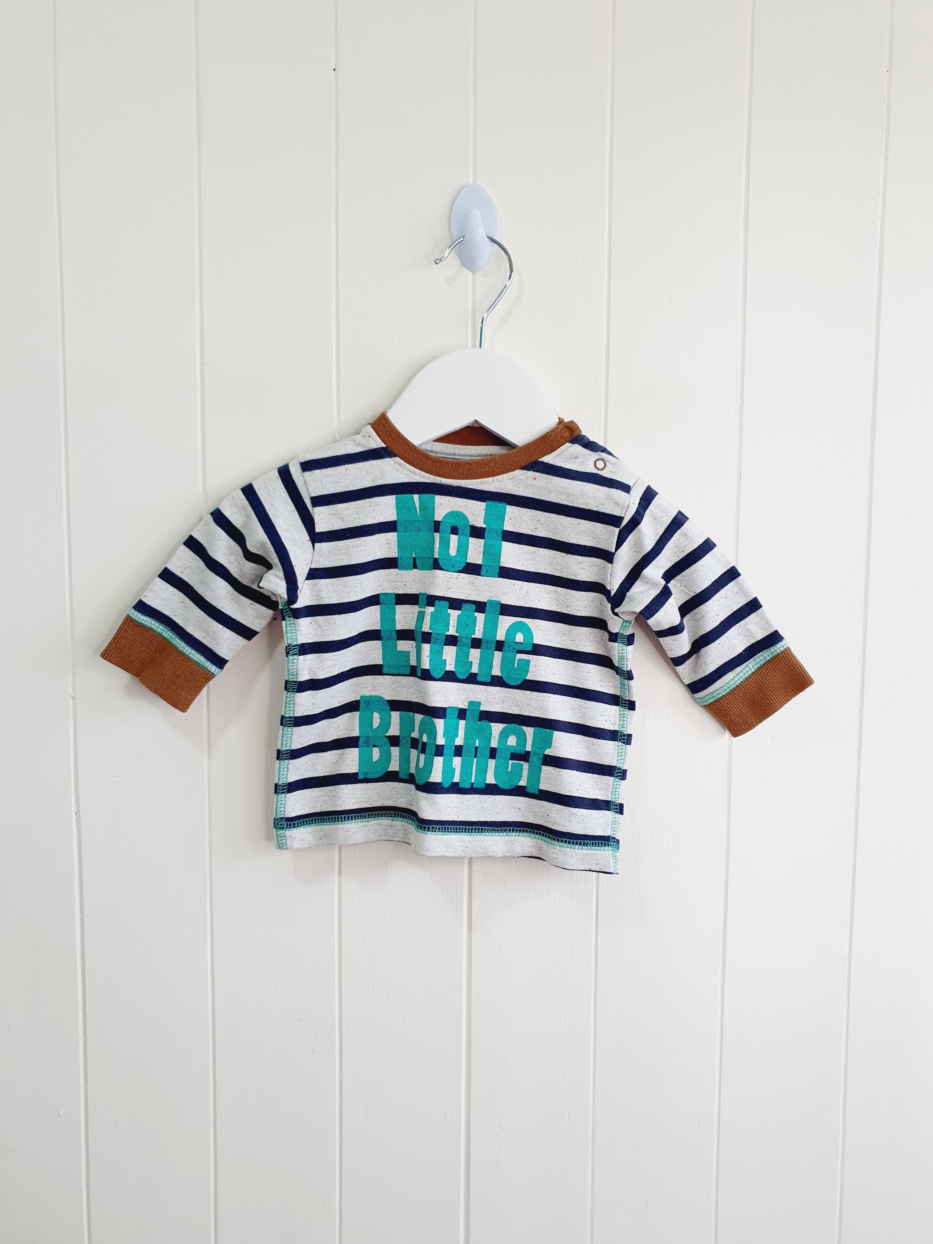 Next No1 little brother sweatshirt/jumper up to 1 month