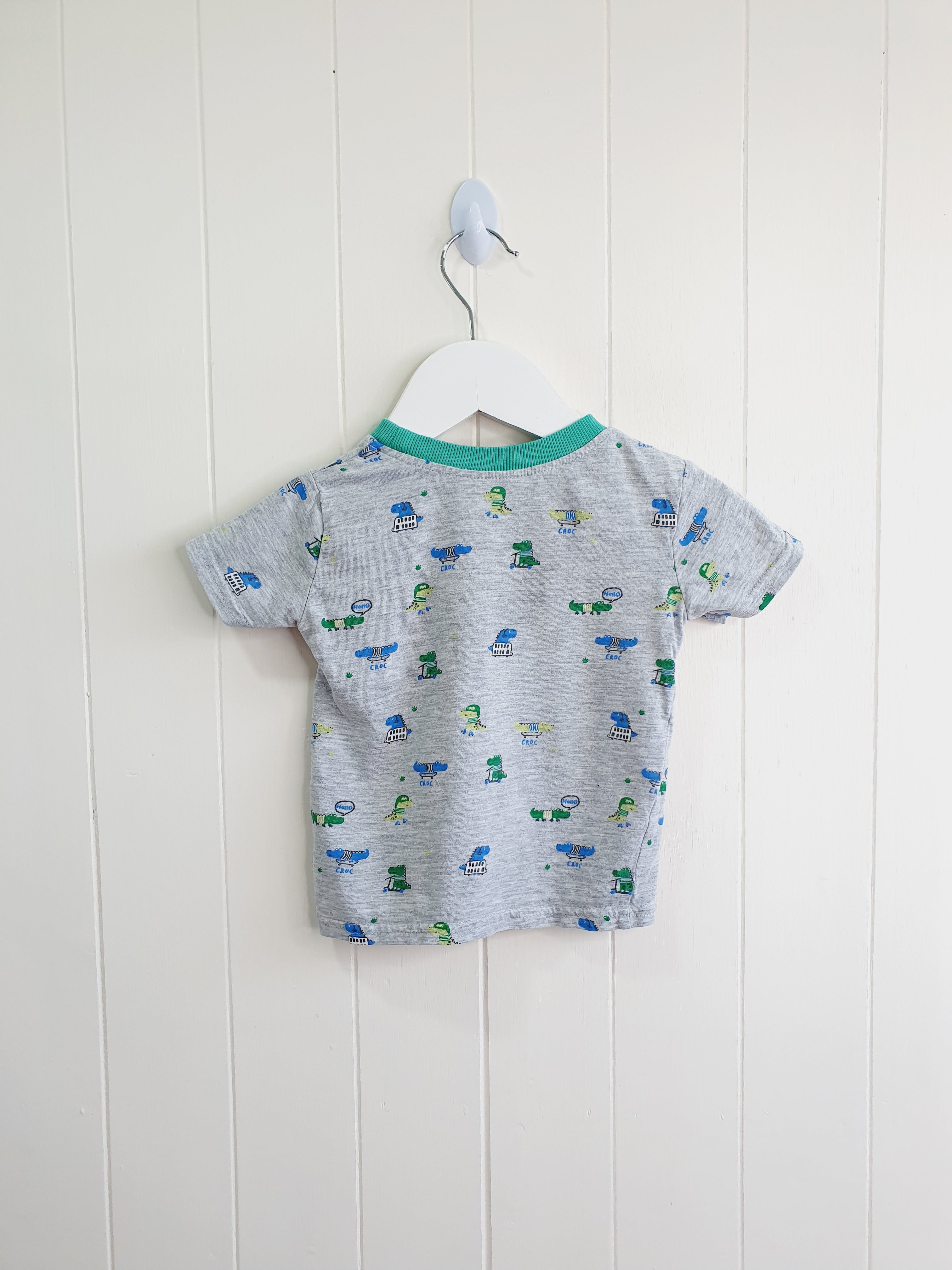 George boys crocodile T-shirt 9-12 months