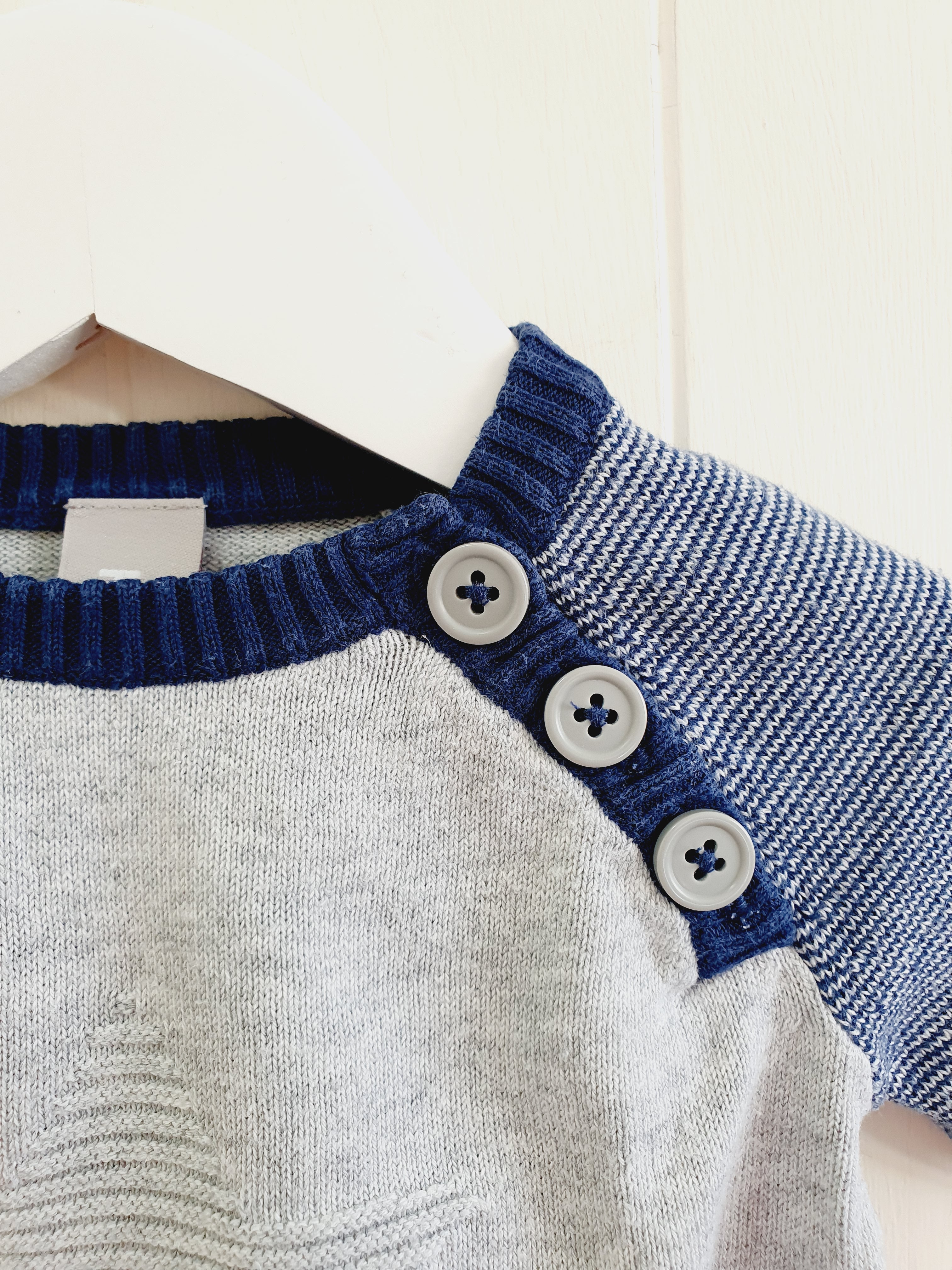 Ty boys grey jumper up to 1 month