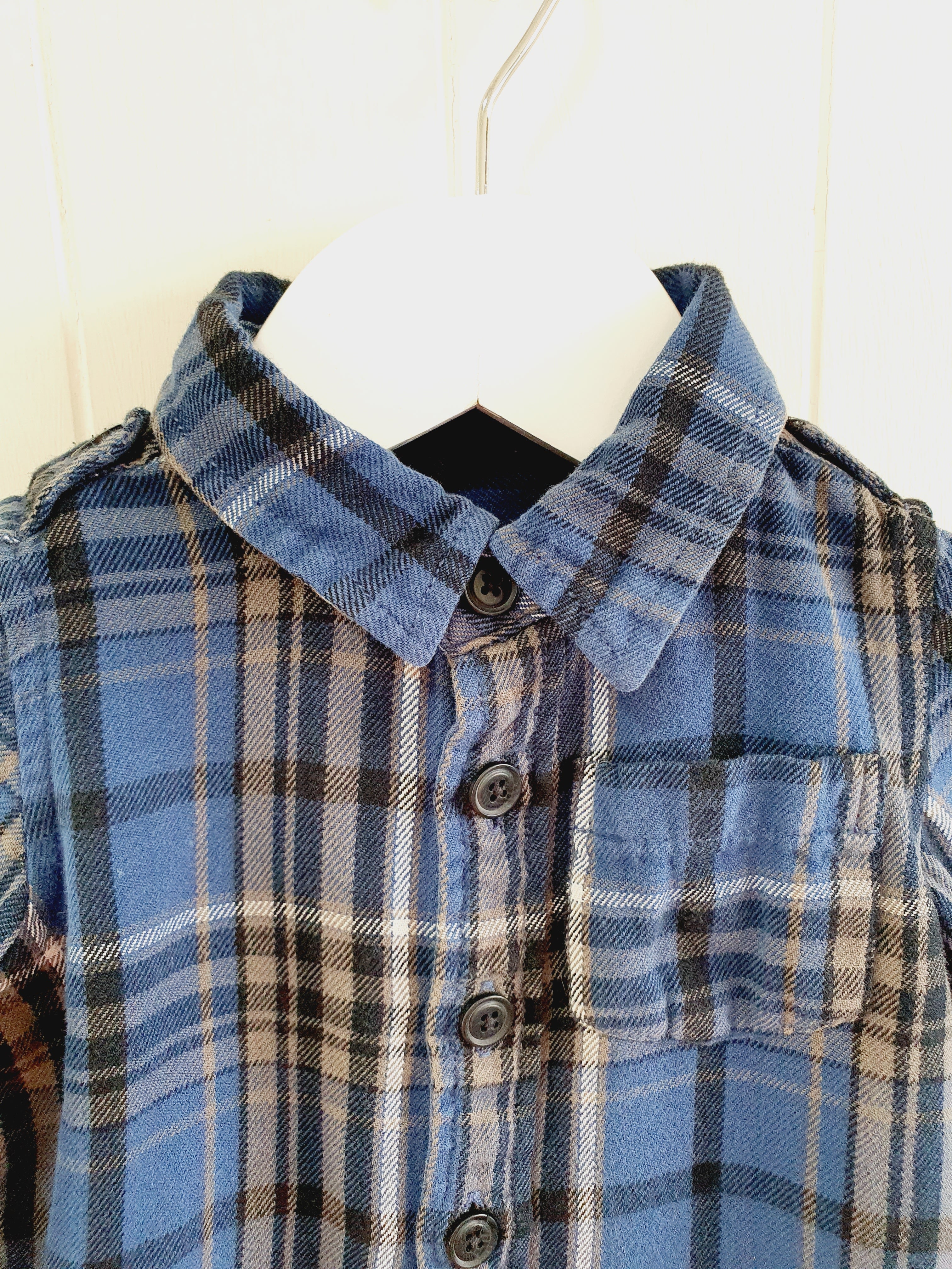 BabyGap check long sleeve shirt 6-12 months