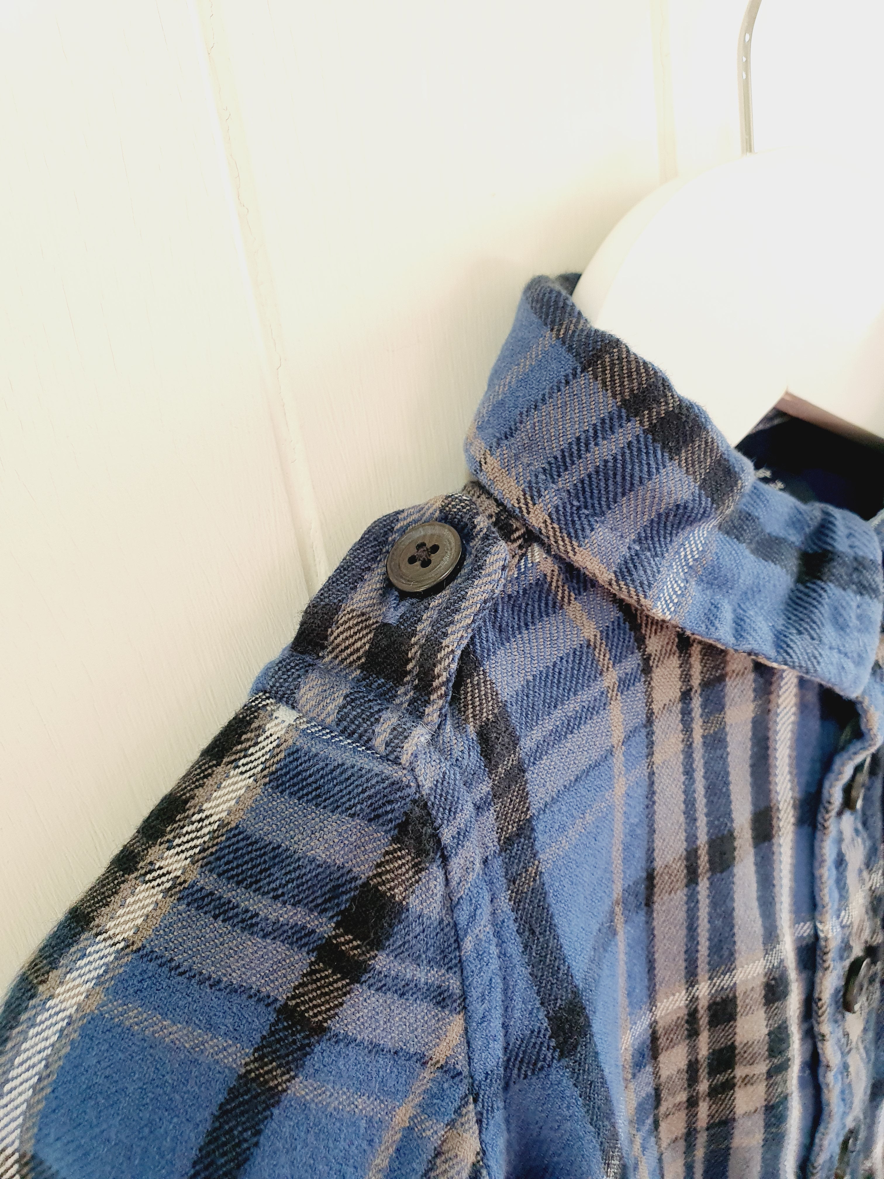 BabyGap check long sleeve shirt 6-12 months