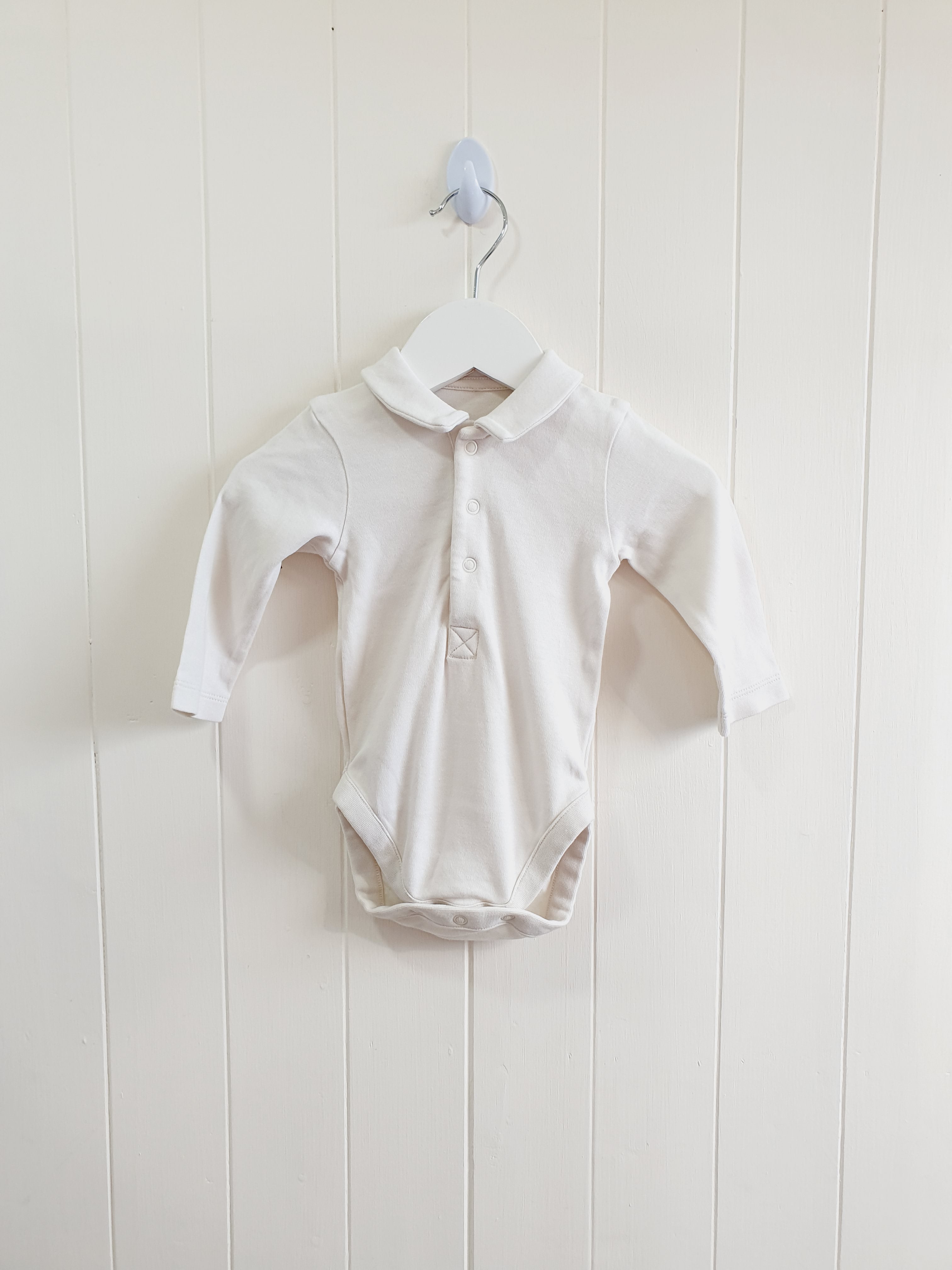 Billie Friars at George polo style long sleeve bodysuit 3-6 months