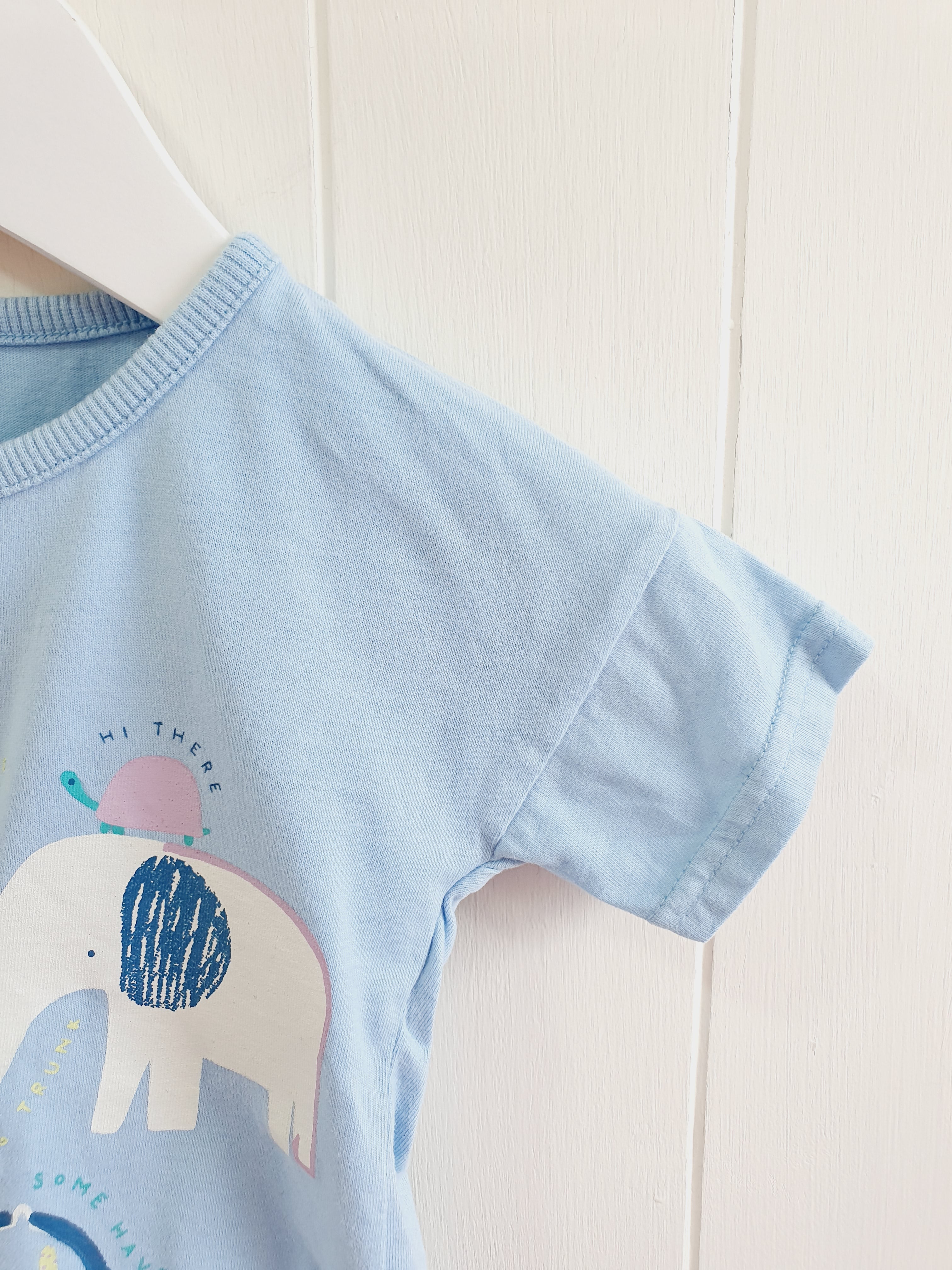 George animal print t-shirt 6-9 months