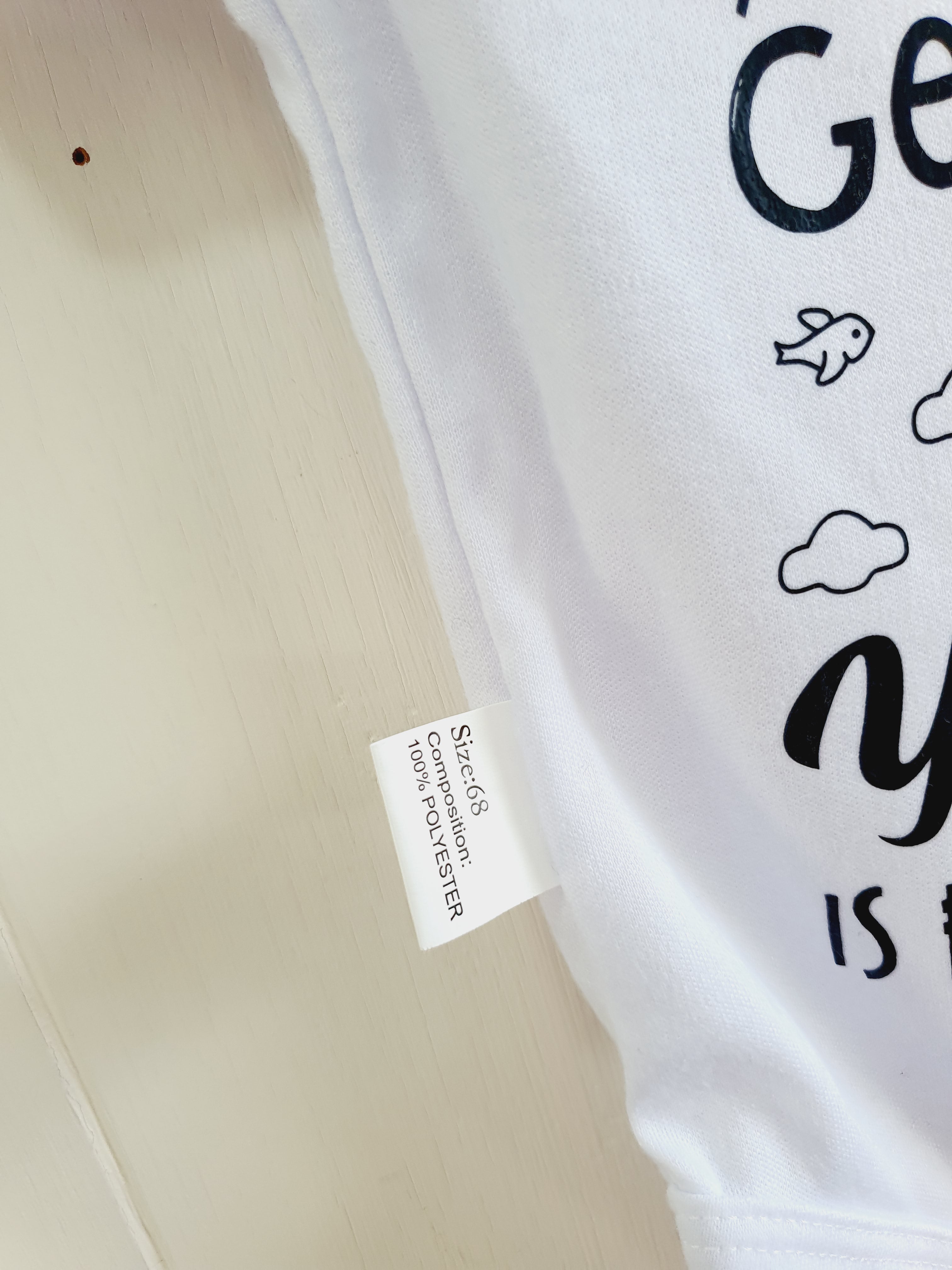 Unbranded unisex funny aunt-baby short sleeve bodysuit 3-6 months