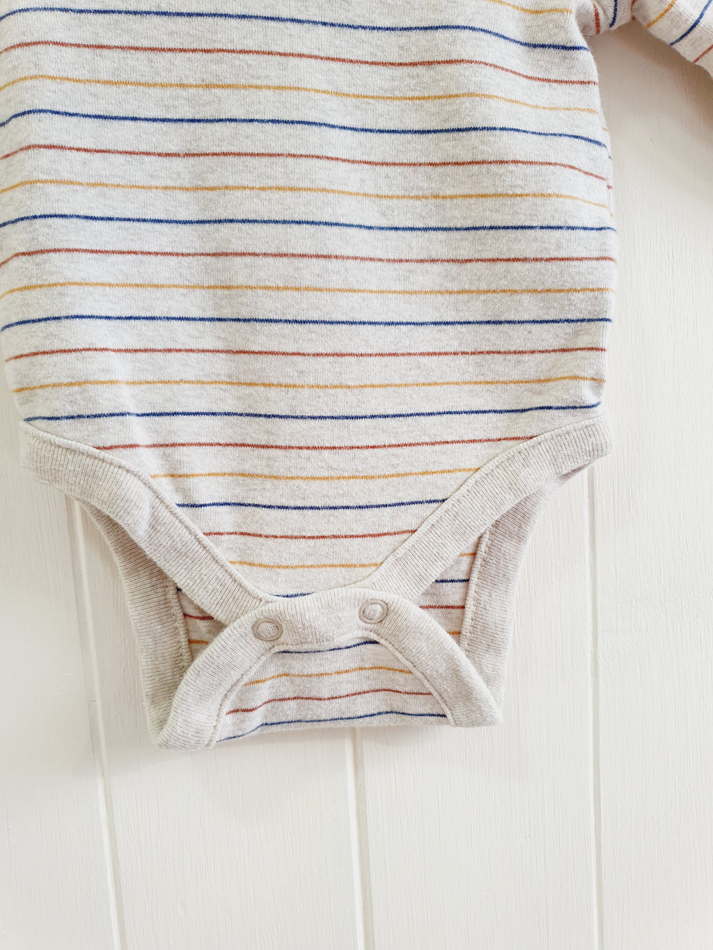 Next boys stripy long sleeve bodysuit up to 1 month