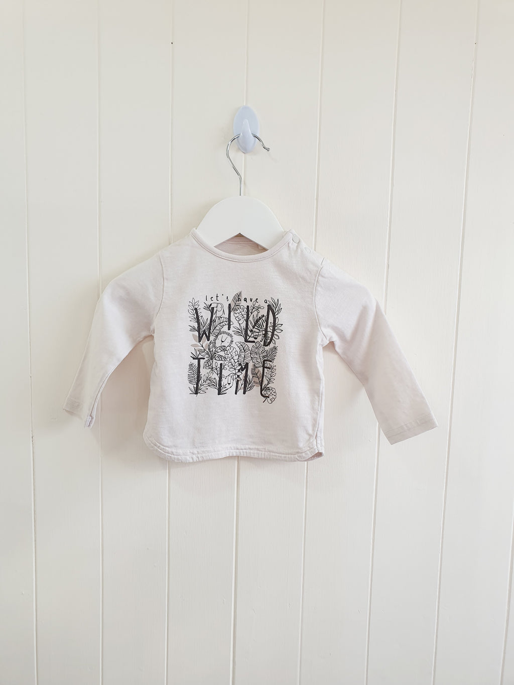 TU boys/girls wild time long sleeve top 3-6 months