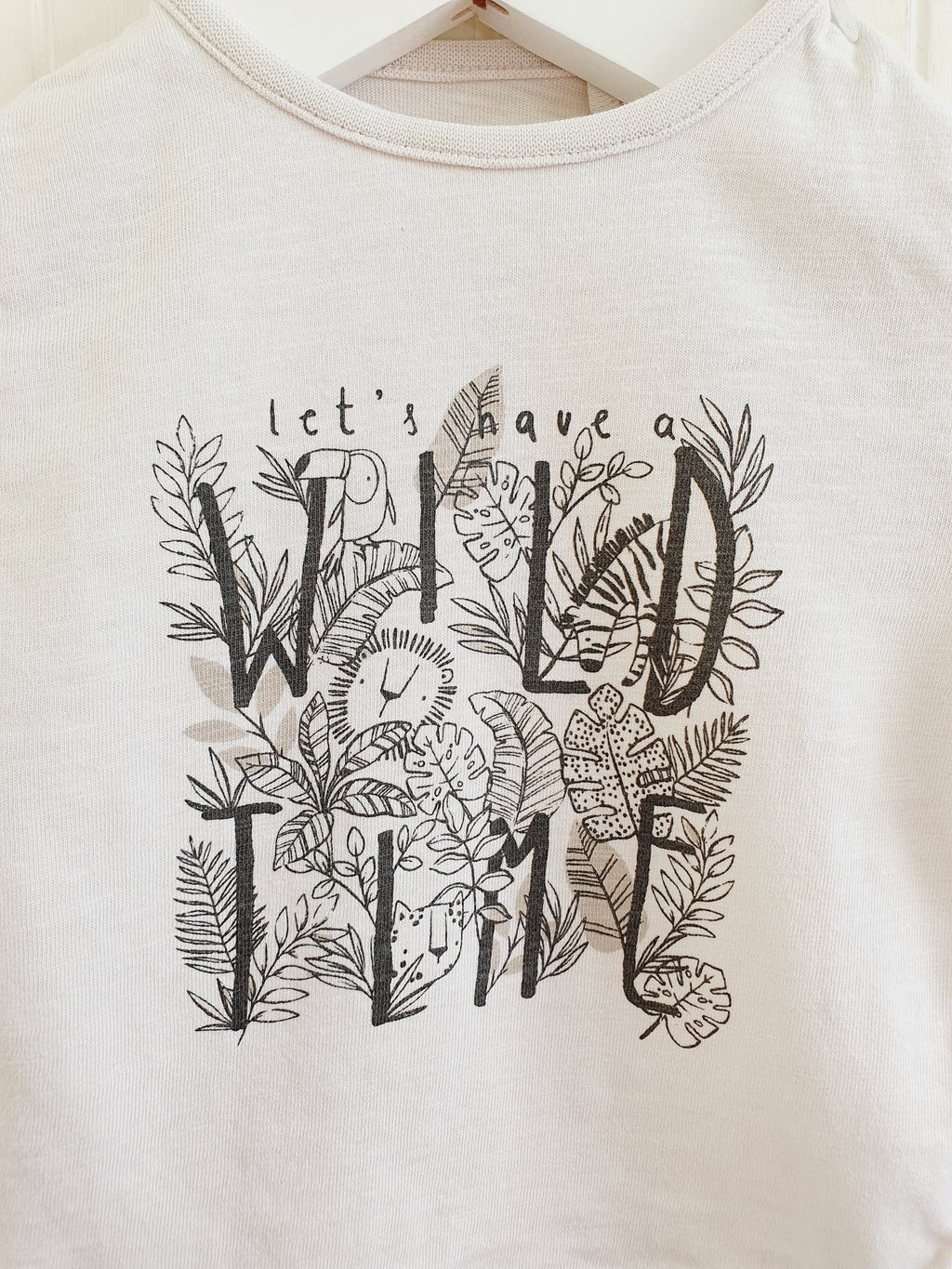 TU boys/girls wild time long sleeve top 3-6 months