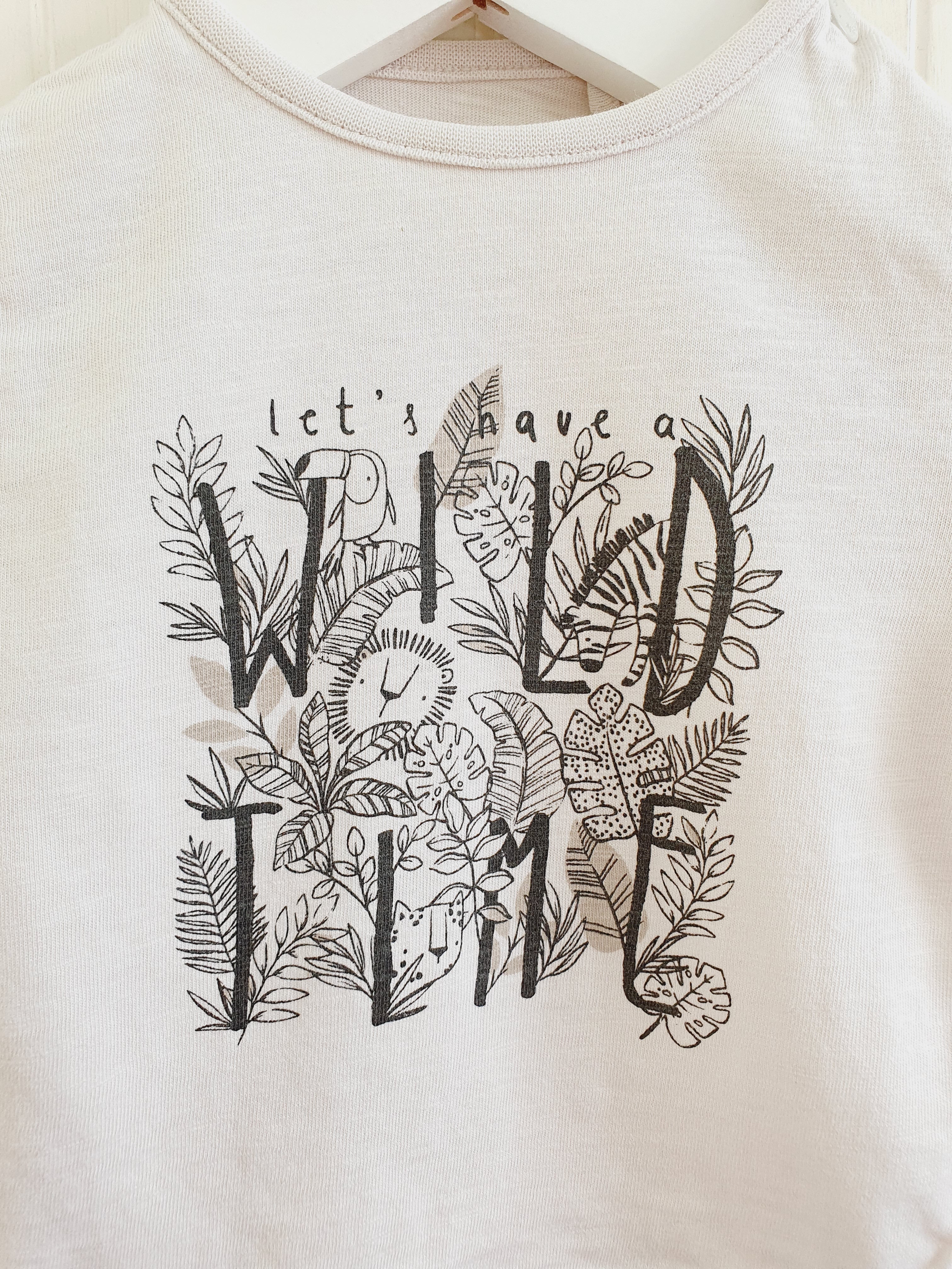 TU boys/girls wild time long sleeve top 3-6 months