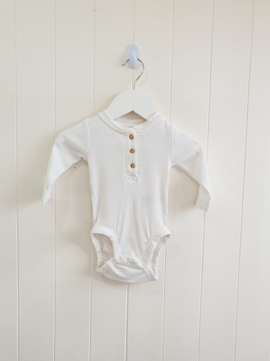 H&M boys long sleeve bodysuit 1-2 months