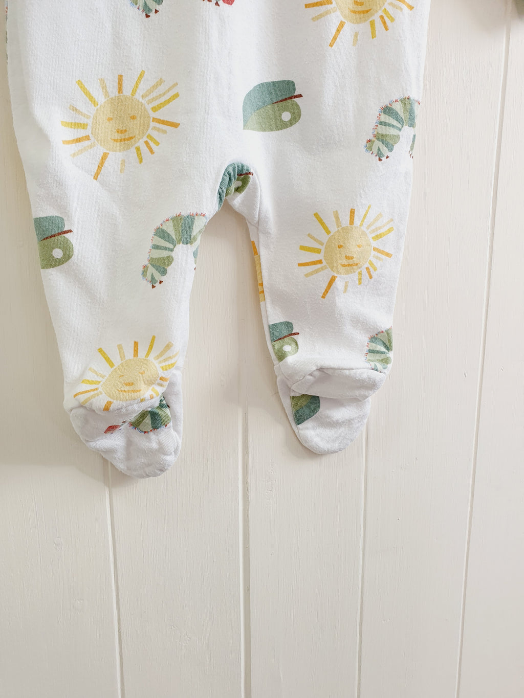 TU The very hungry caterpillar zip up sleepsuit 0-3 months