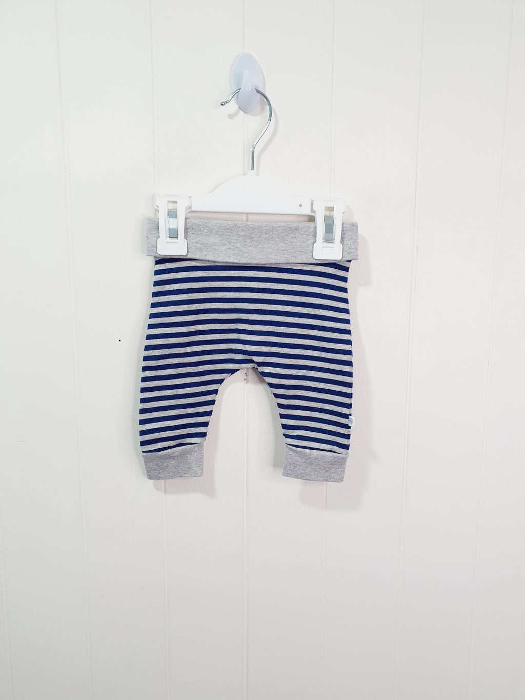 Next blue and grey stripes leggings