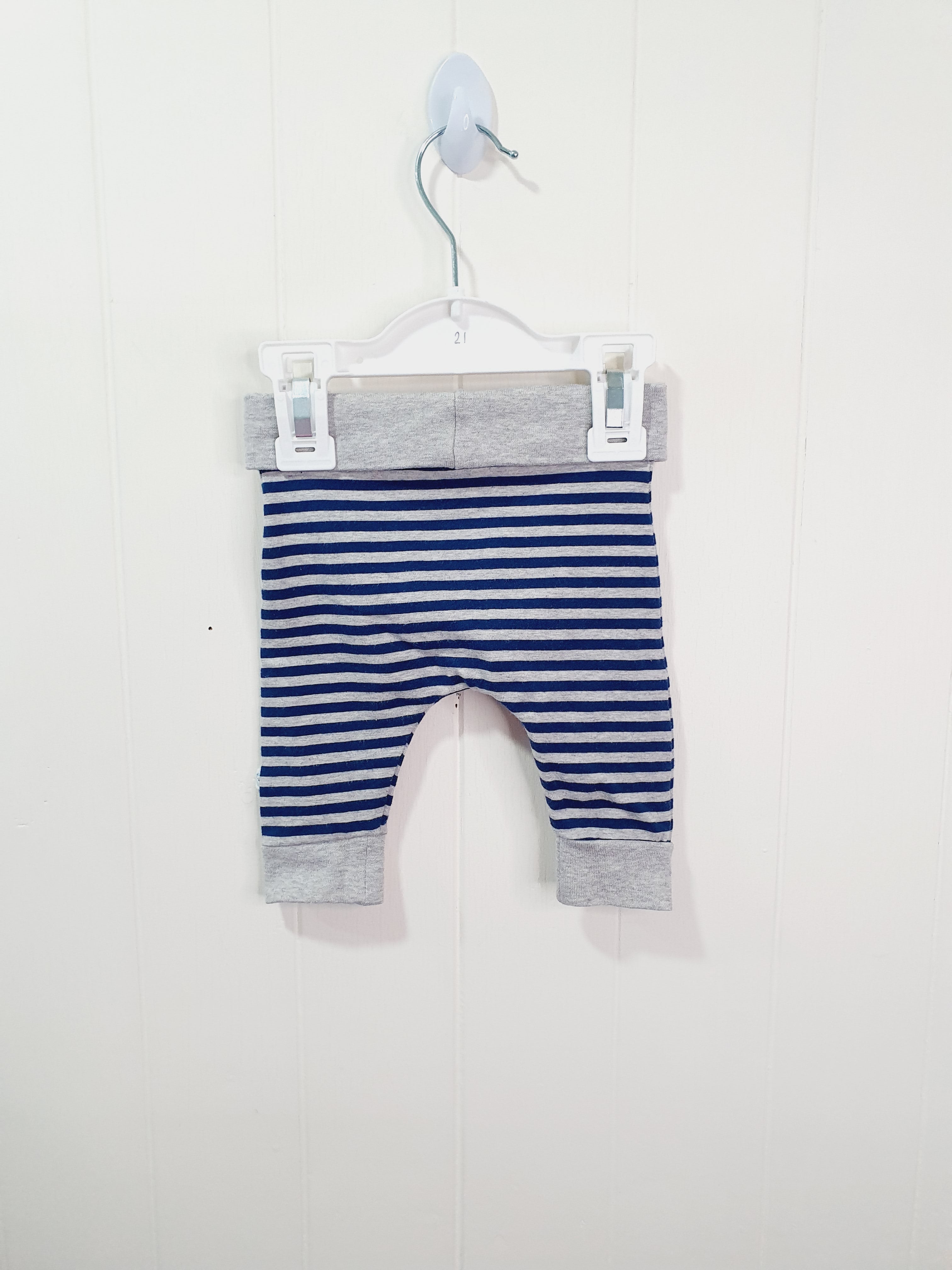 Next blue and grey stripes leggings