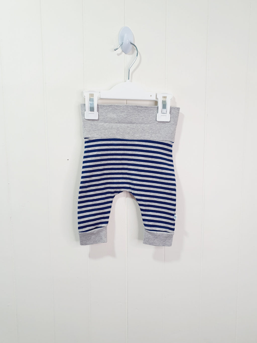 Next blue and grey stripes leggings