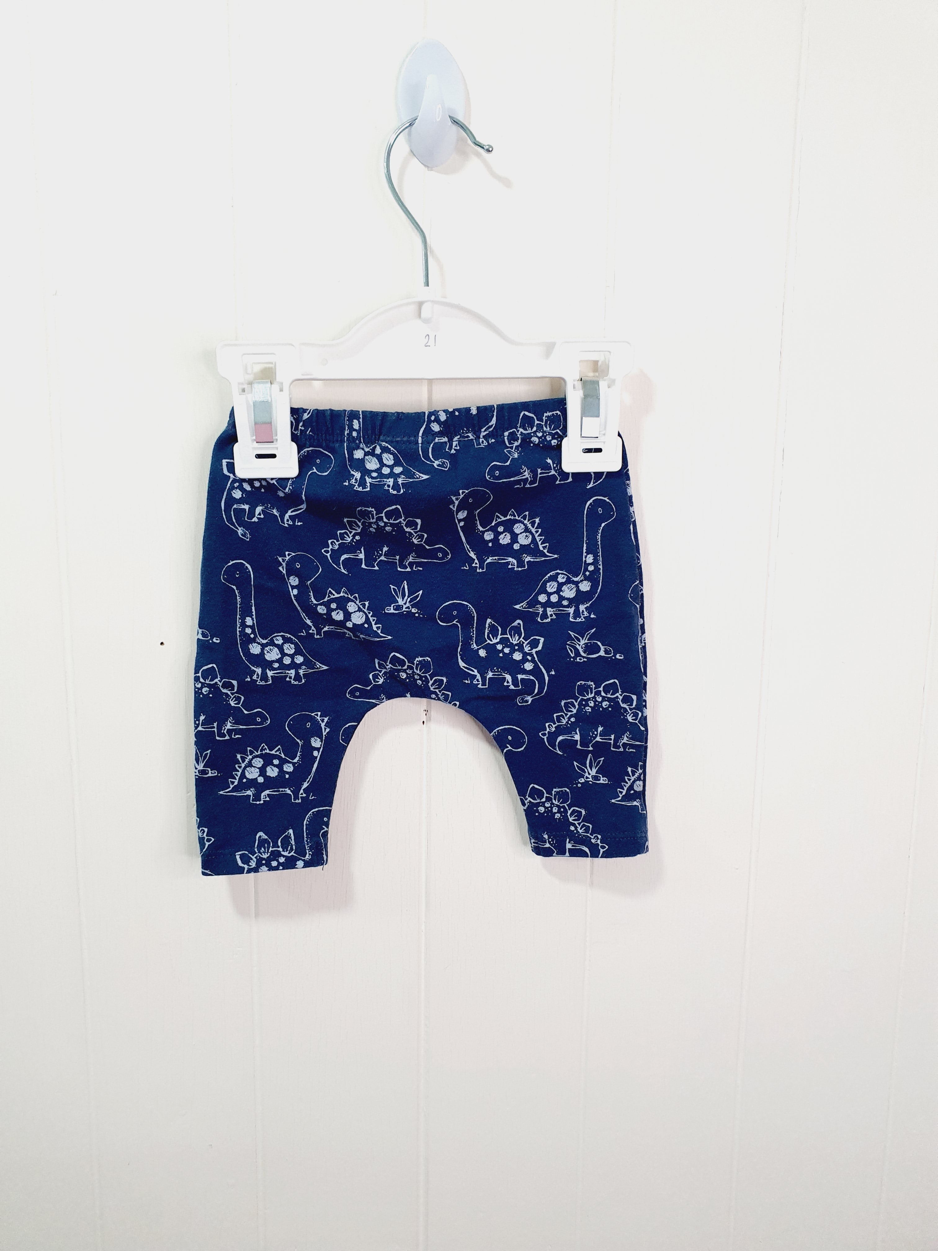Next navy dinosaur leggings up to 1 month