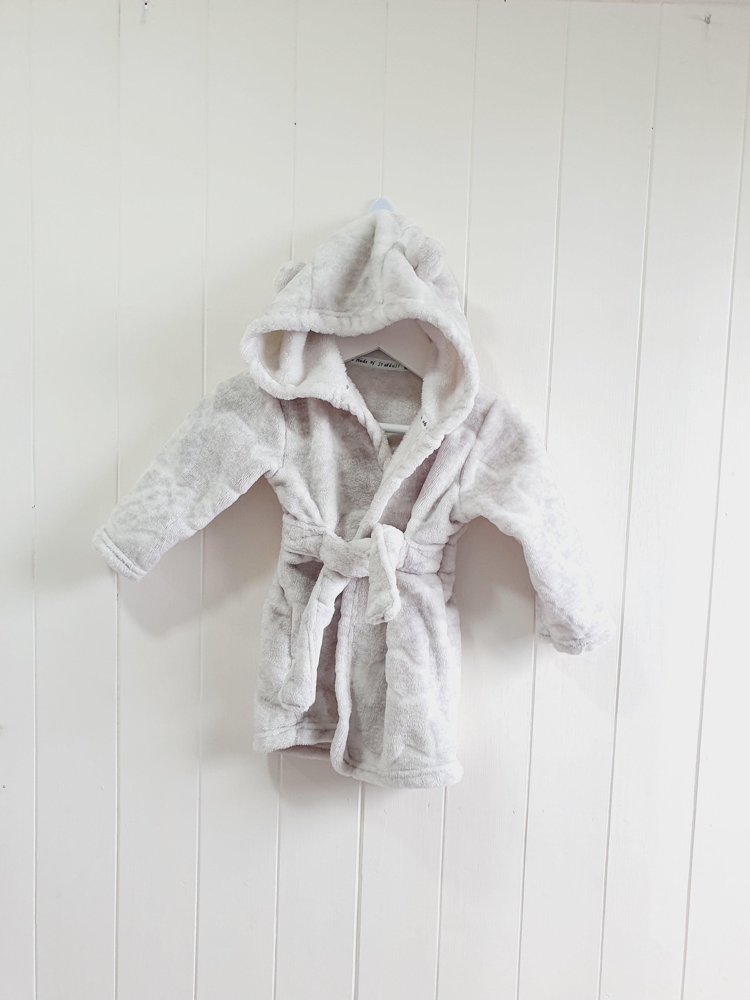 George grey dressing gown 6-9 months