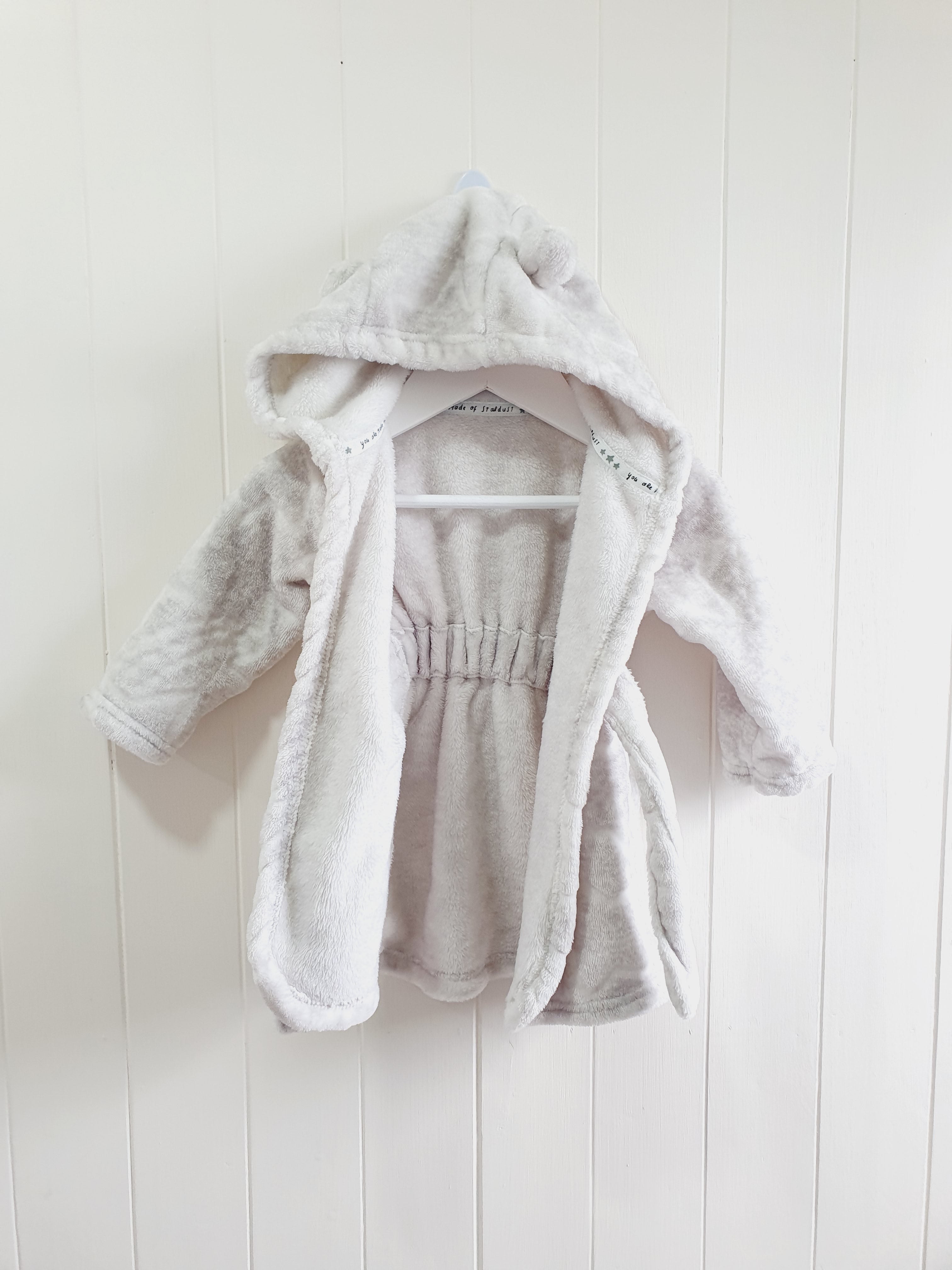 George grey dressing gown 6-9 months