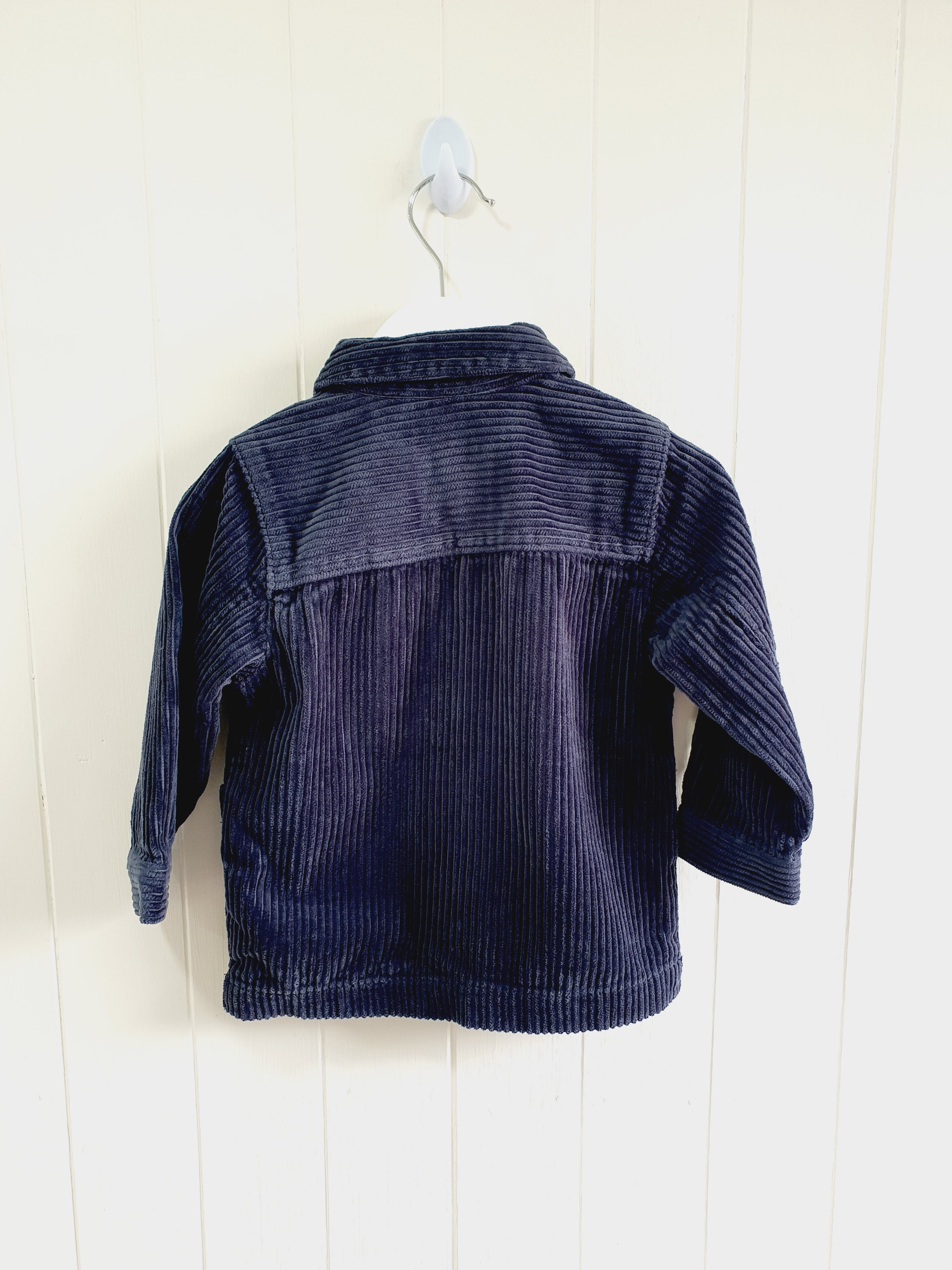Next navy corduroy overshirt/shacket 12-19 months