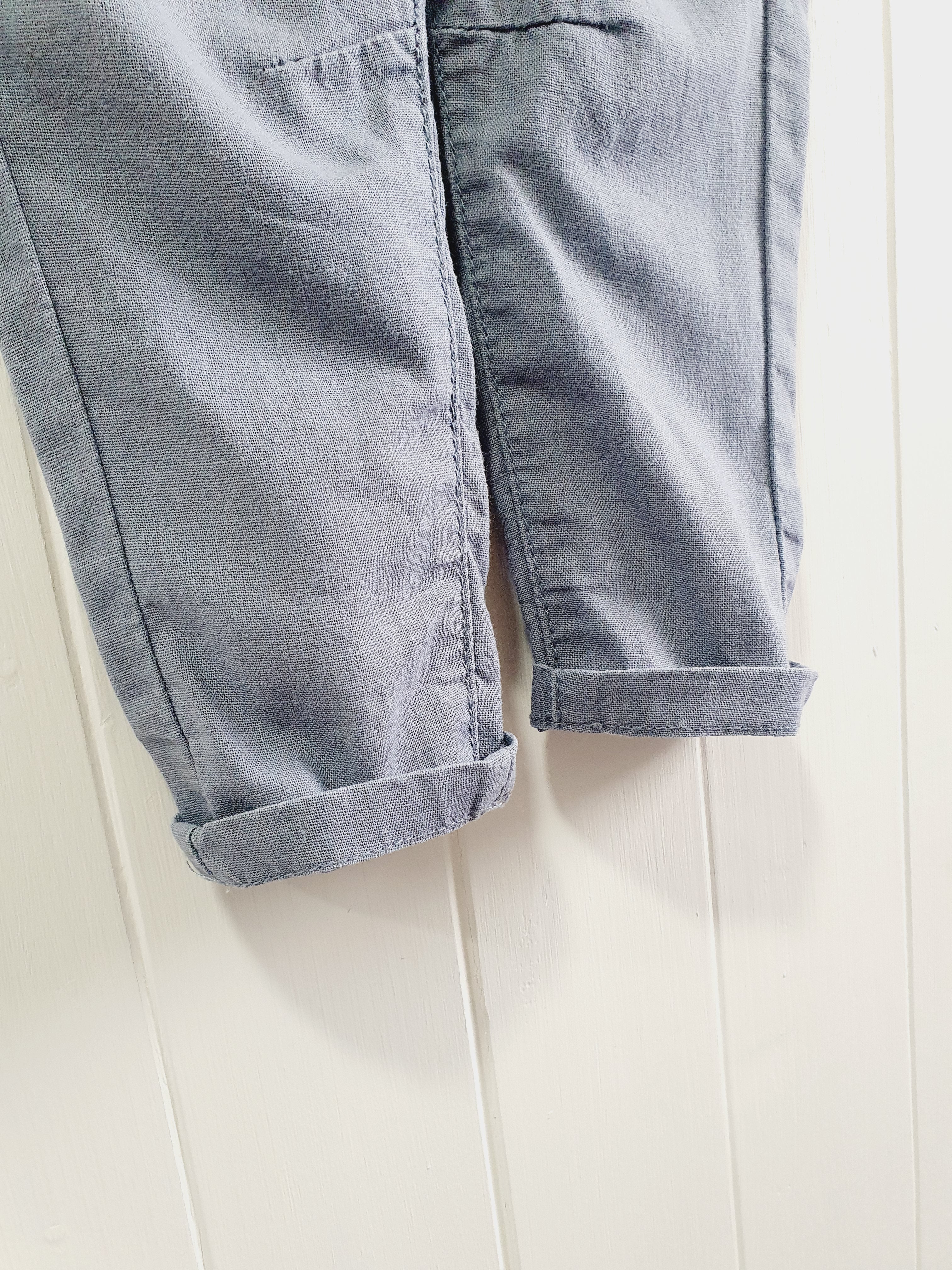 Next grey trousers 9-12 months