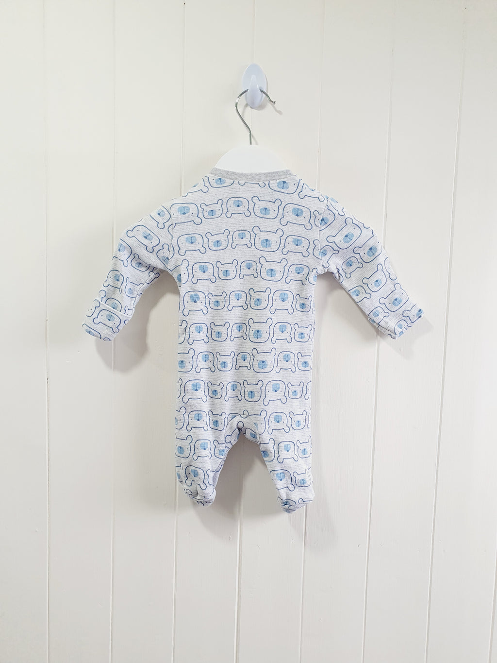 F&F bear print sleepsuit Newborn