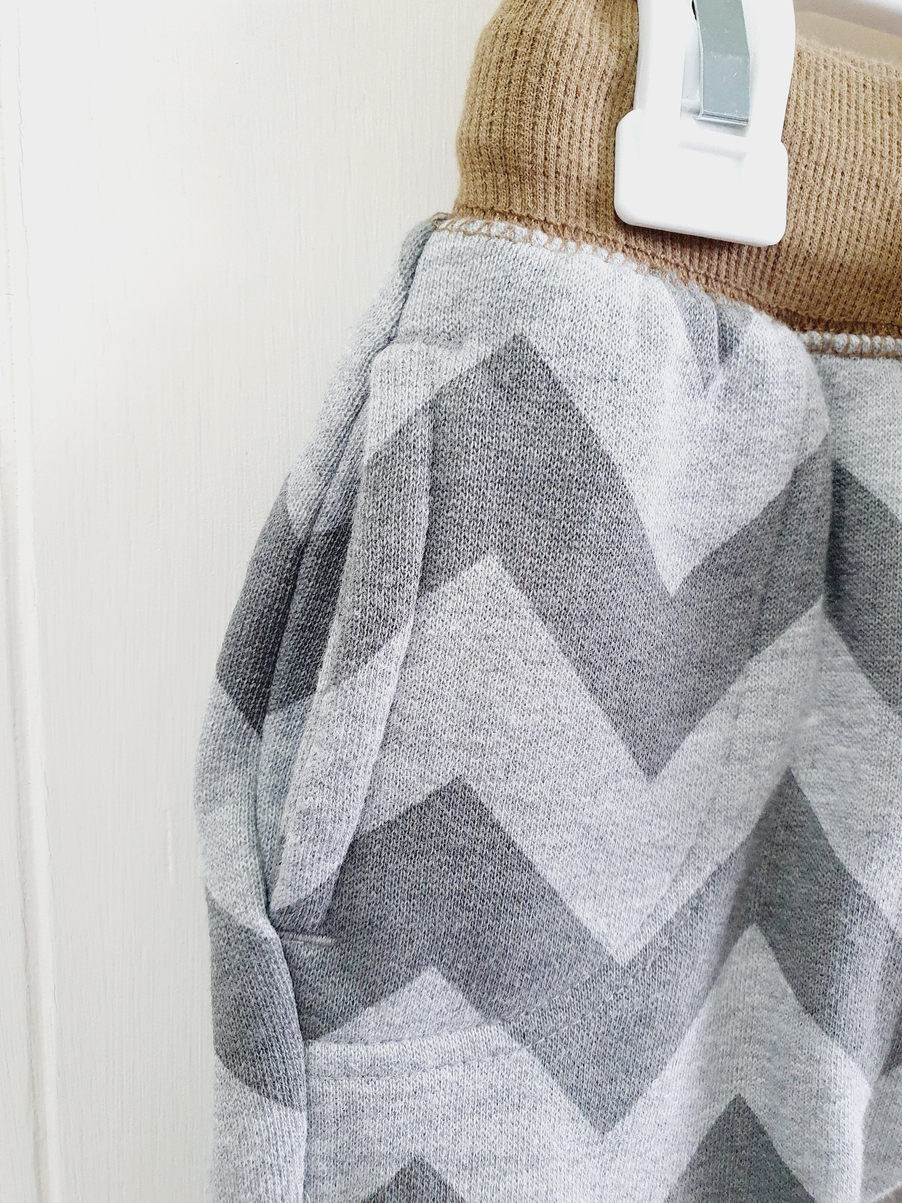 Next chevron print joggers 6-9 months