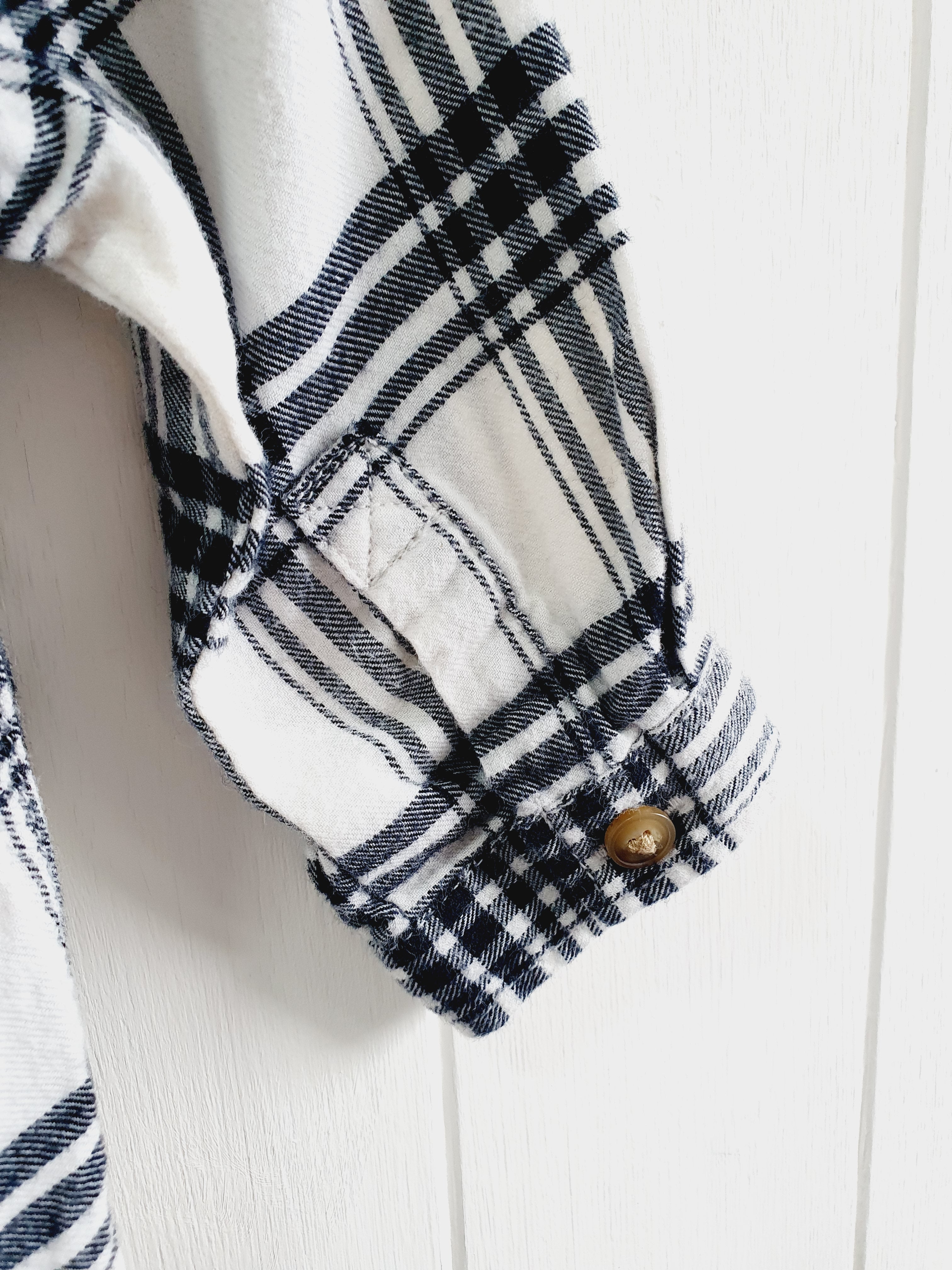 Zara checkered shirt 6-9 months