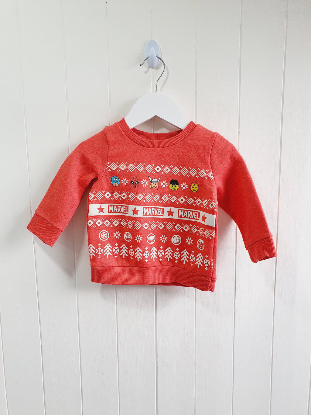 Primark Marvel festive jumper 9-12 months
