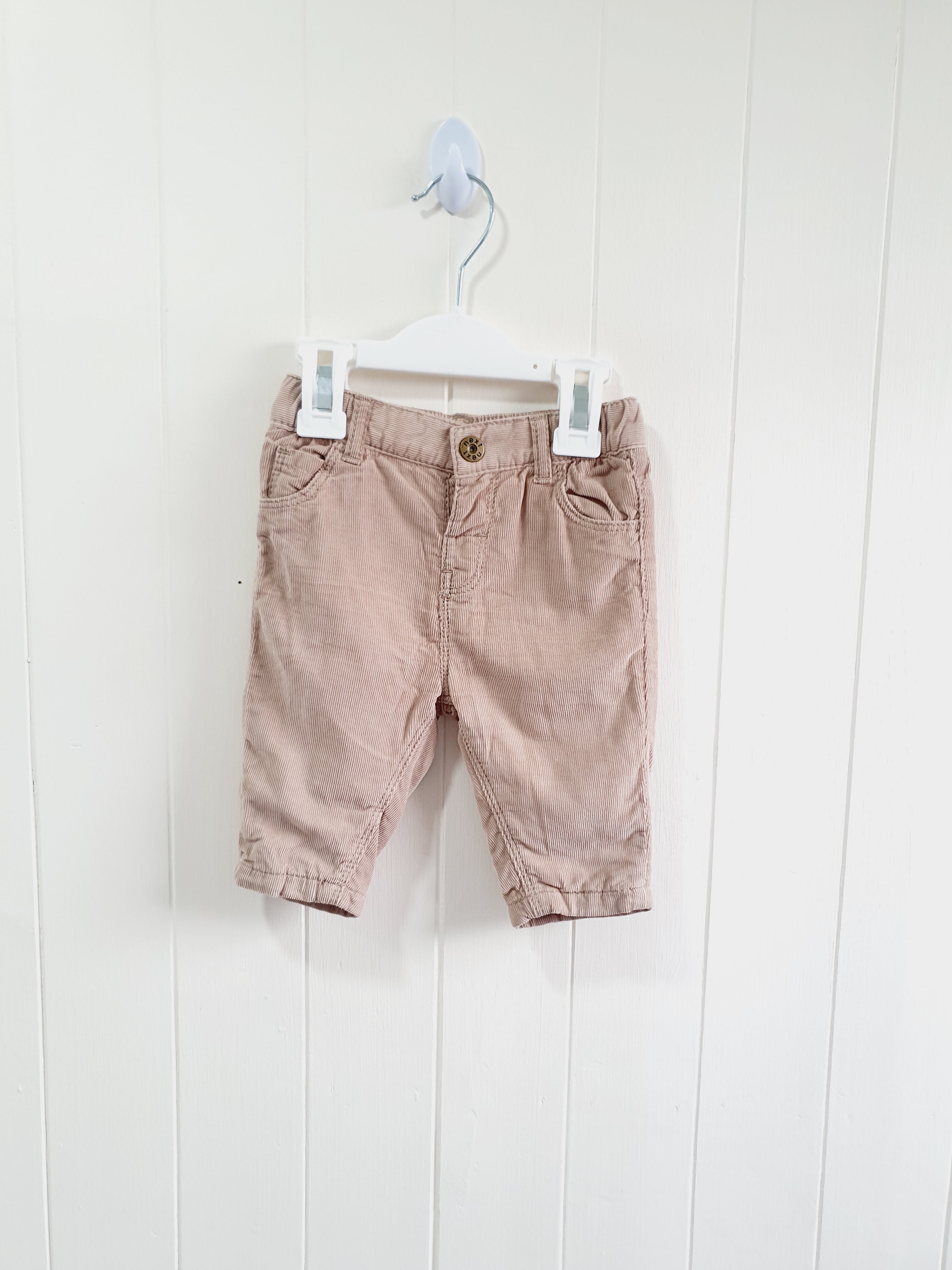 Next beige corduroy trousers up to 3 months