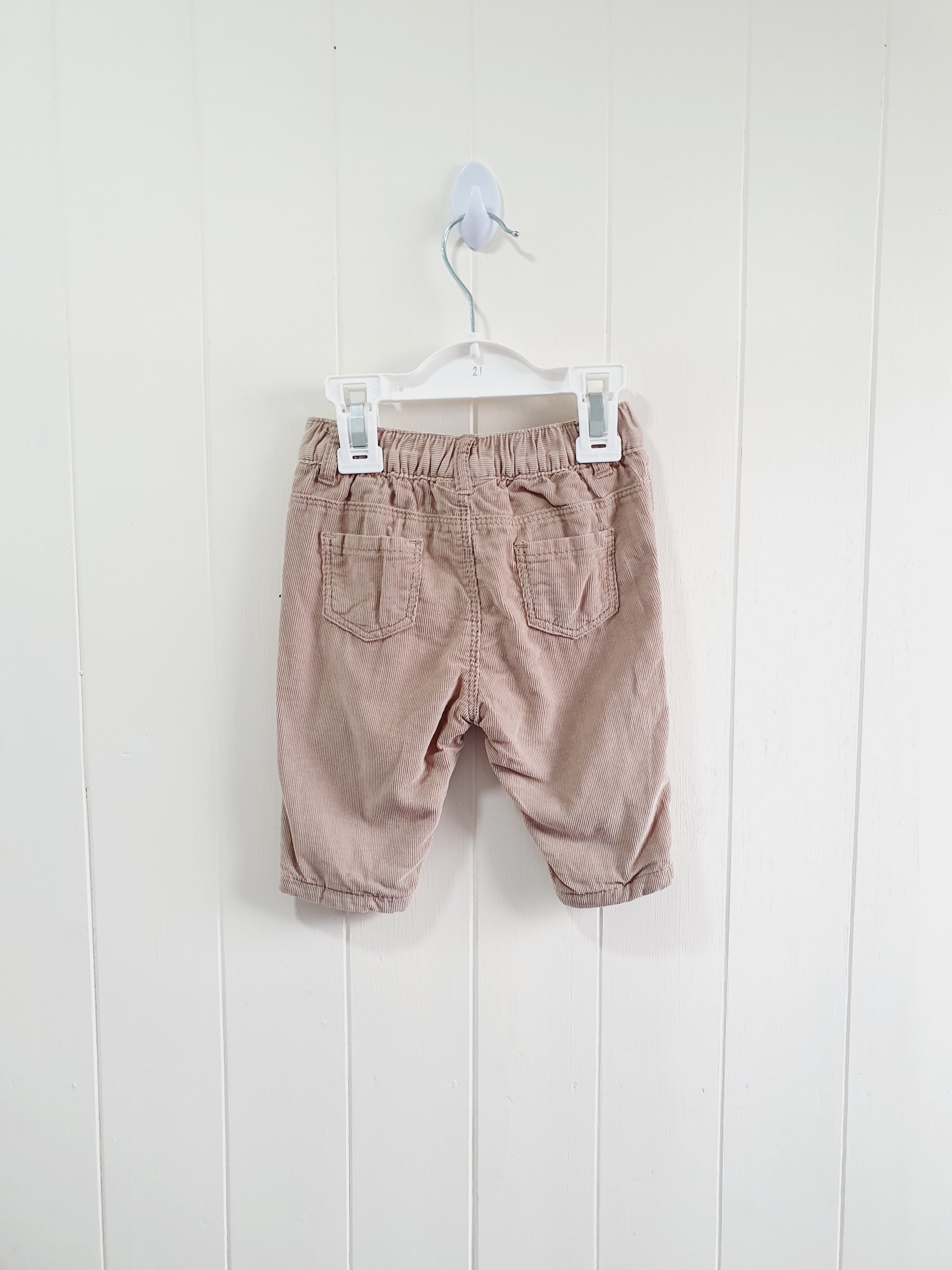 Next beige corduroy trousers up to 3 months