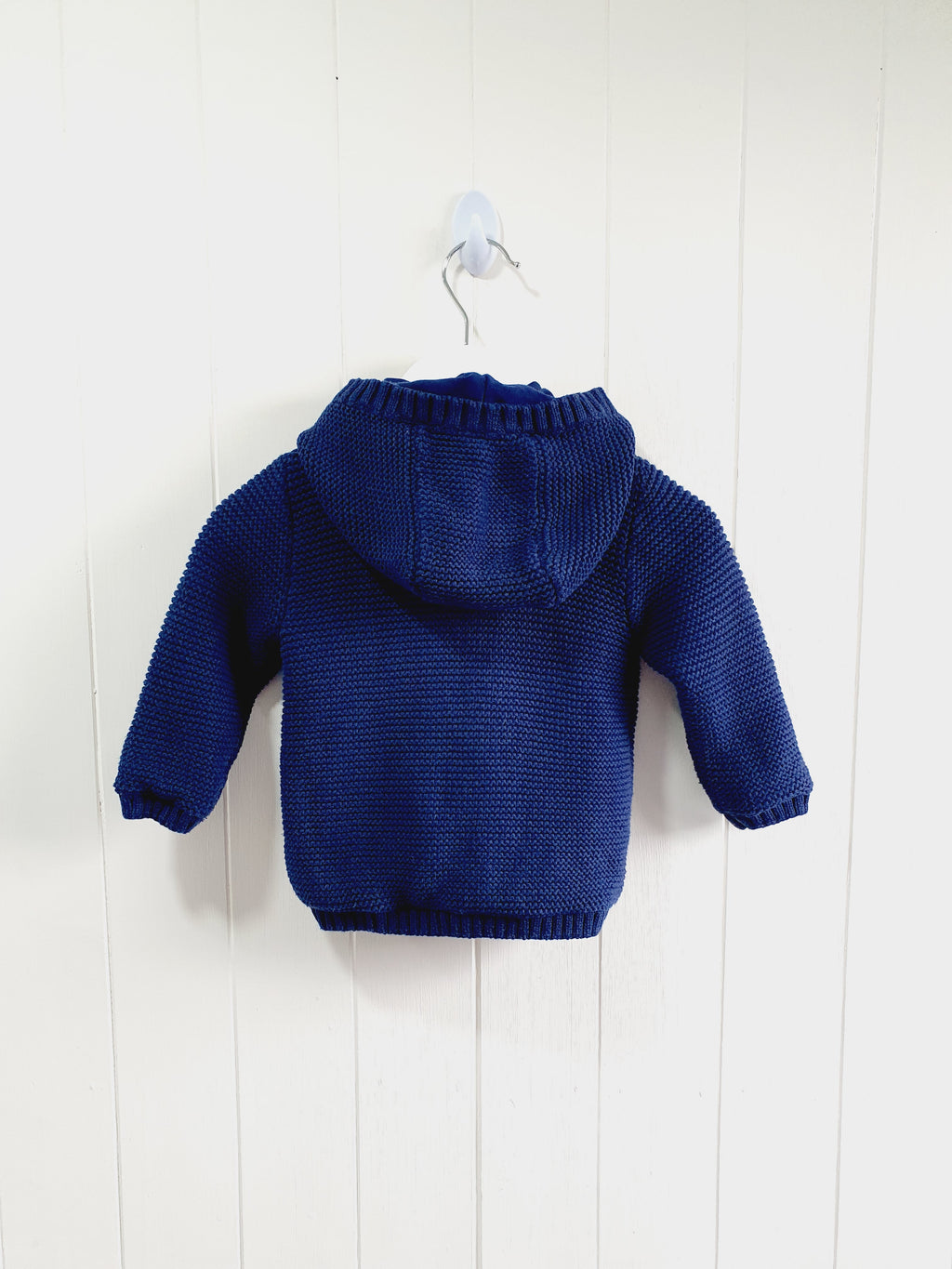 TU boys lined navy cardigan 6-9 months