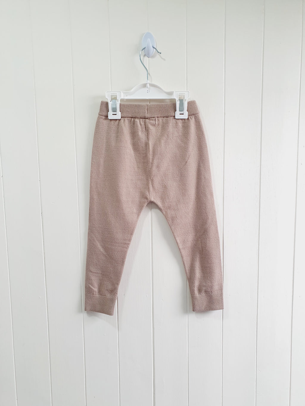 Next beige knit legging 1.1/2-2 years