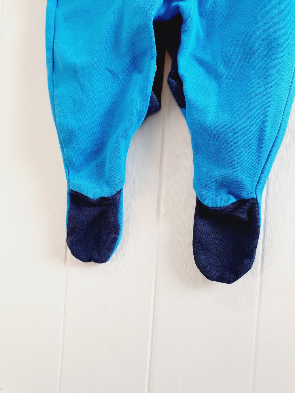 Next blue dinosaur sleepsuit 3-6 months