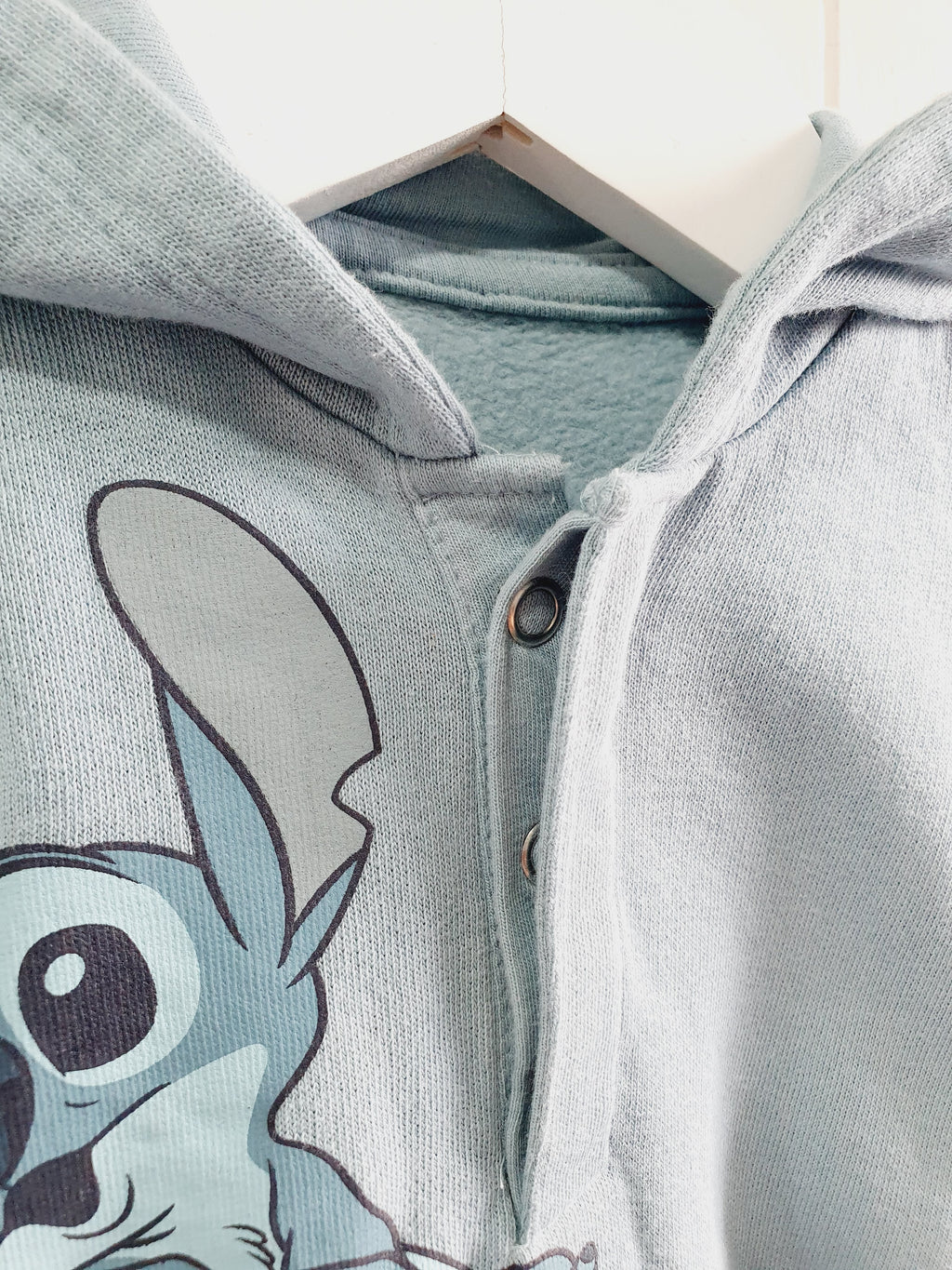 George - Stitch hooded romper 6-9 months