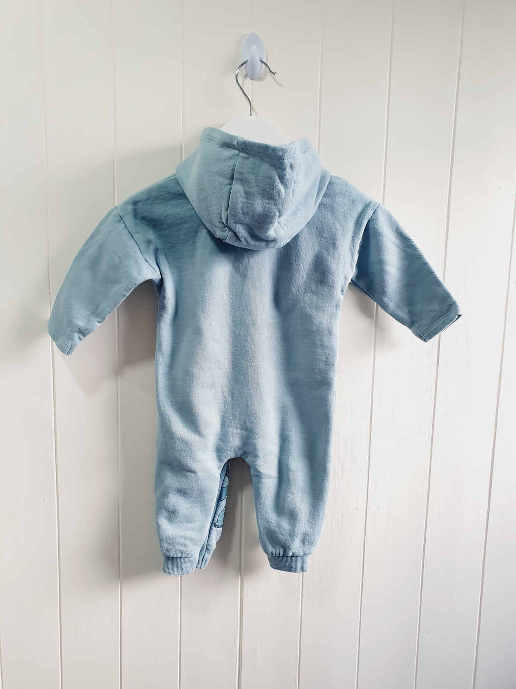 George - Stitch hooded romper 6-9 months