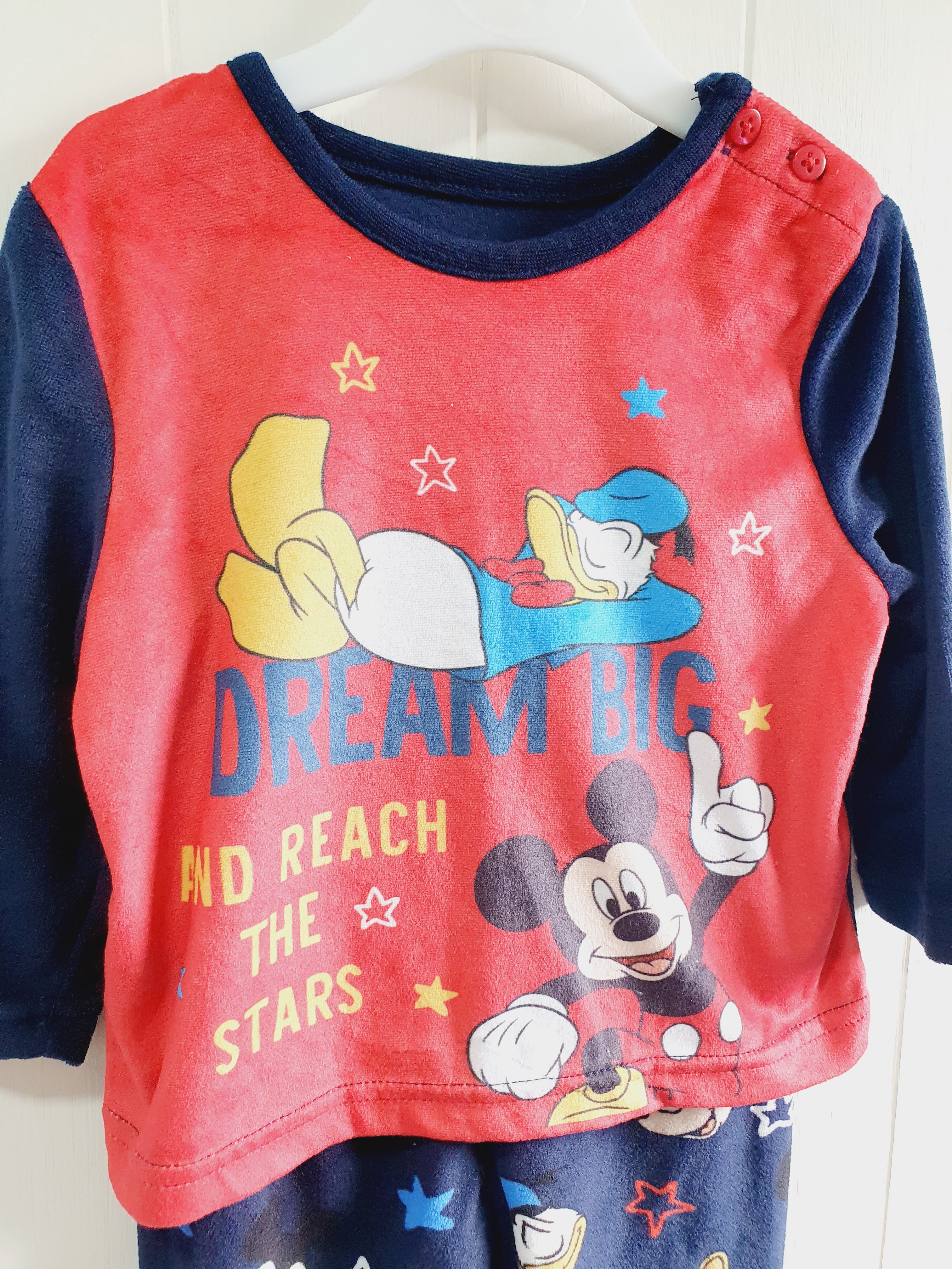 Primark - Mickey Mouse soft 2 piece pyjamas 6-9 months