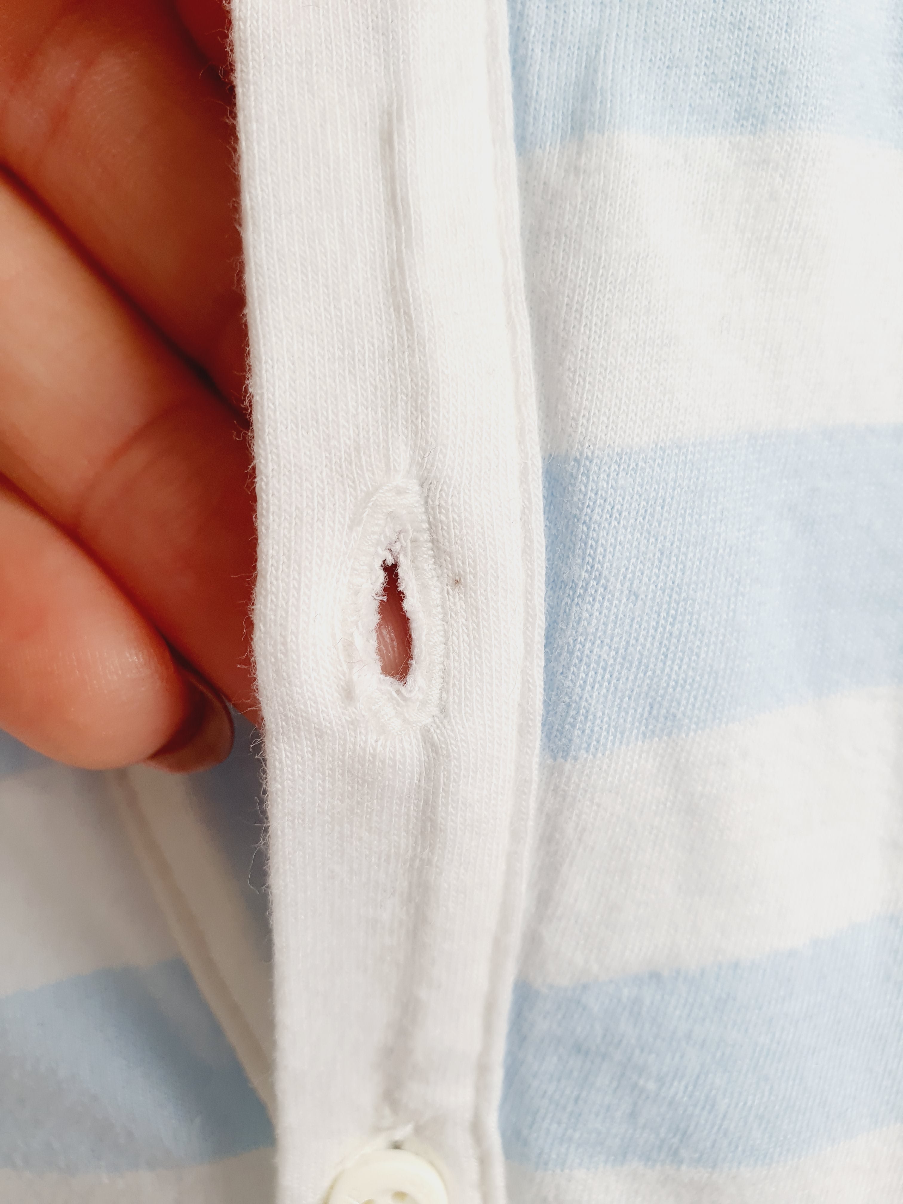 BabyGap - stripy romper 6-12 months