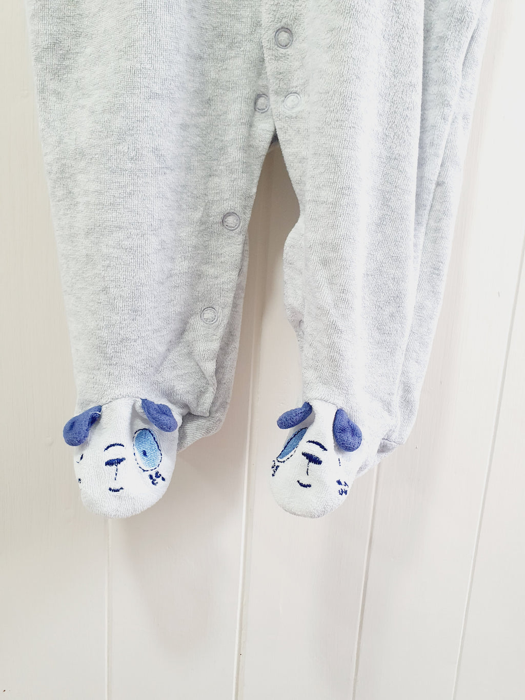 Pep&Co embroidered dog sleepsuit 3-6 months