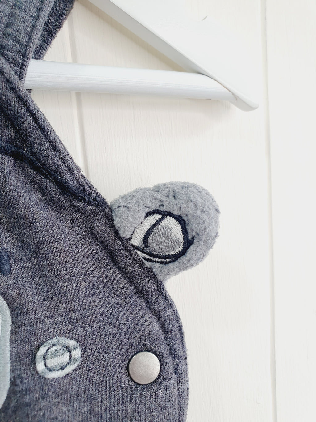 George grey dungaree 0-3 months