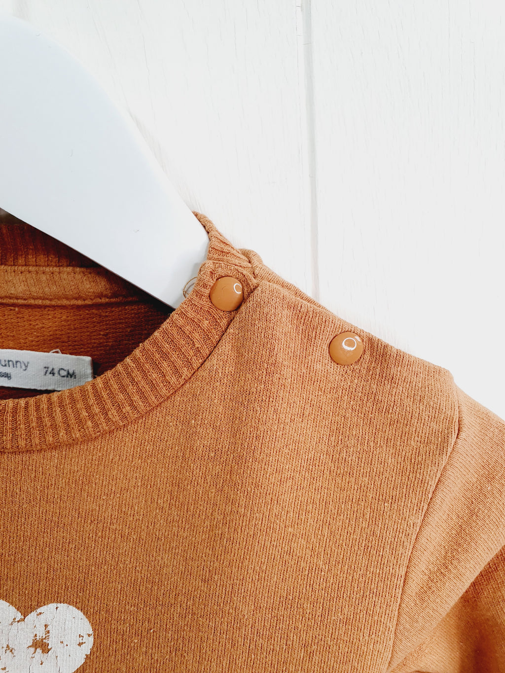 Fox & Bunny I love daddy sweatshirt 6-9 months