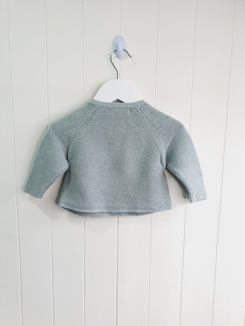 Zara green star wrap knit cardigan 3-6 months