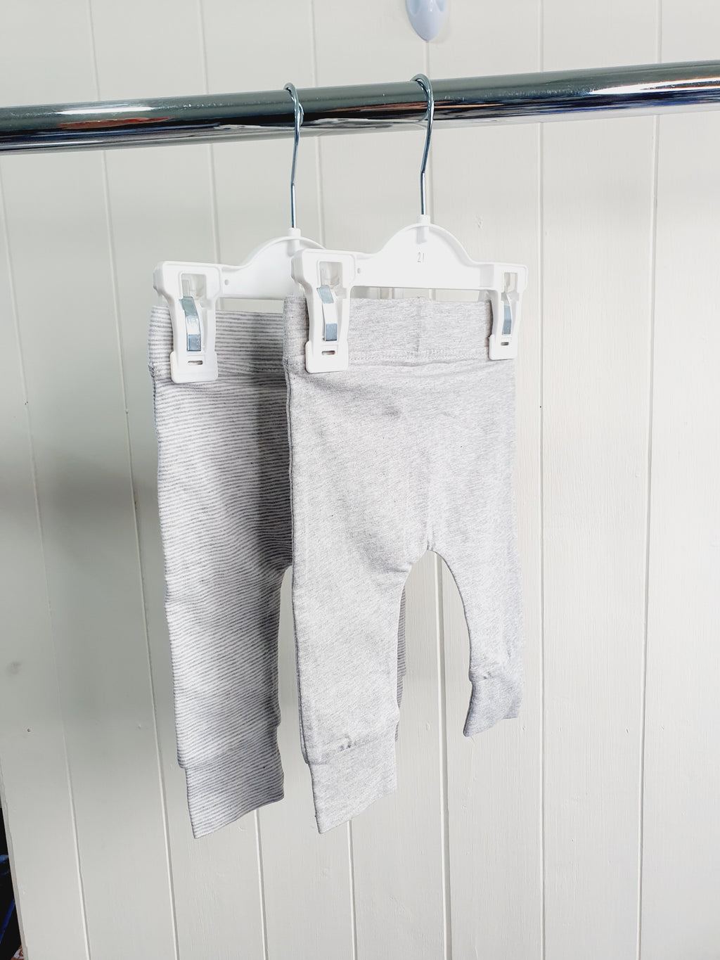 George grey stretch leggings 0-3 months