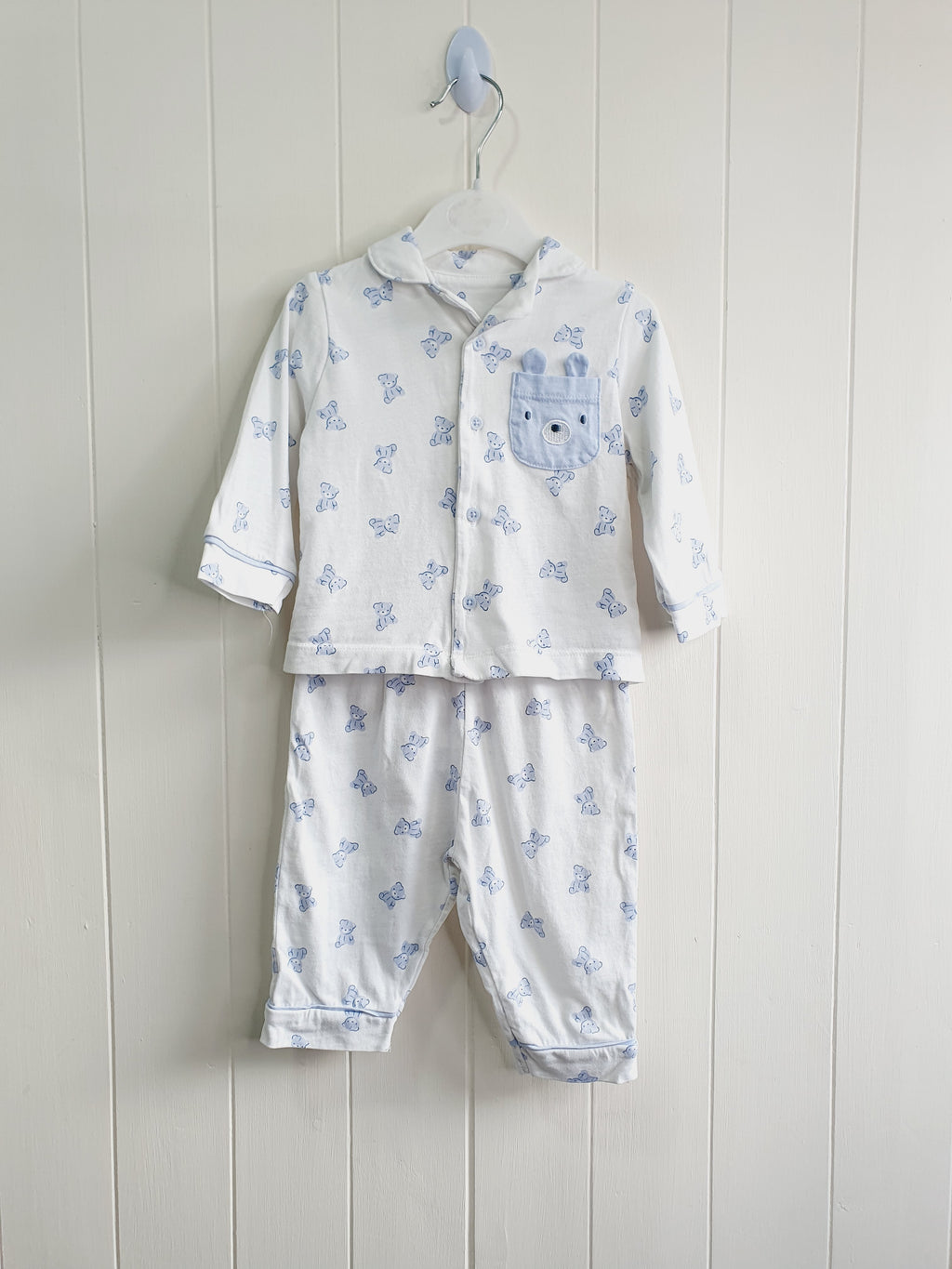 Little Nutmeg Teddybear 2 piece pyjamas 3-6 months