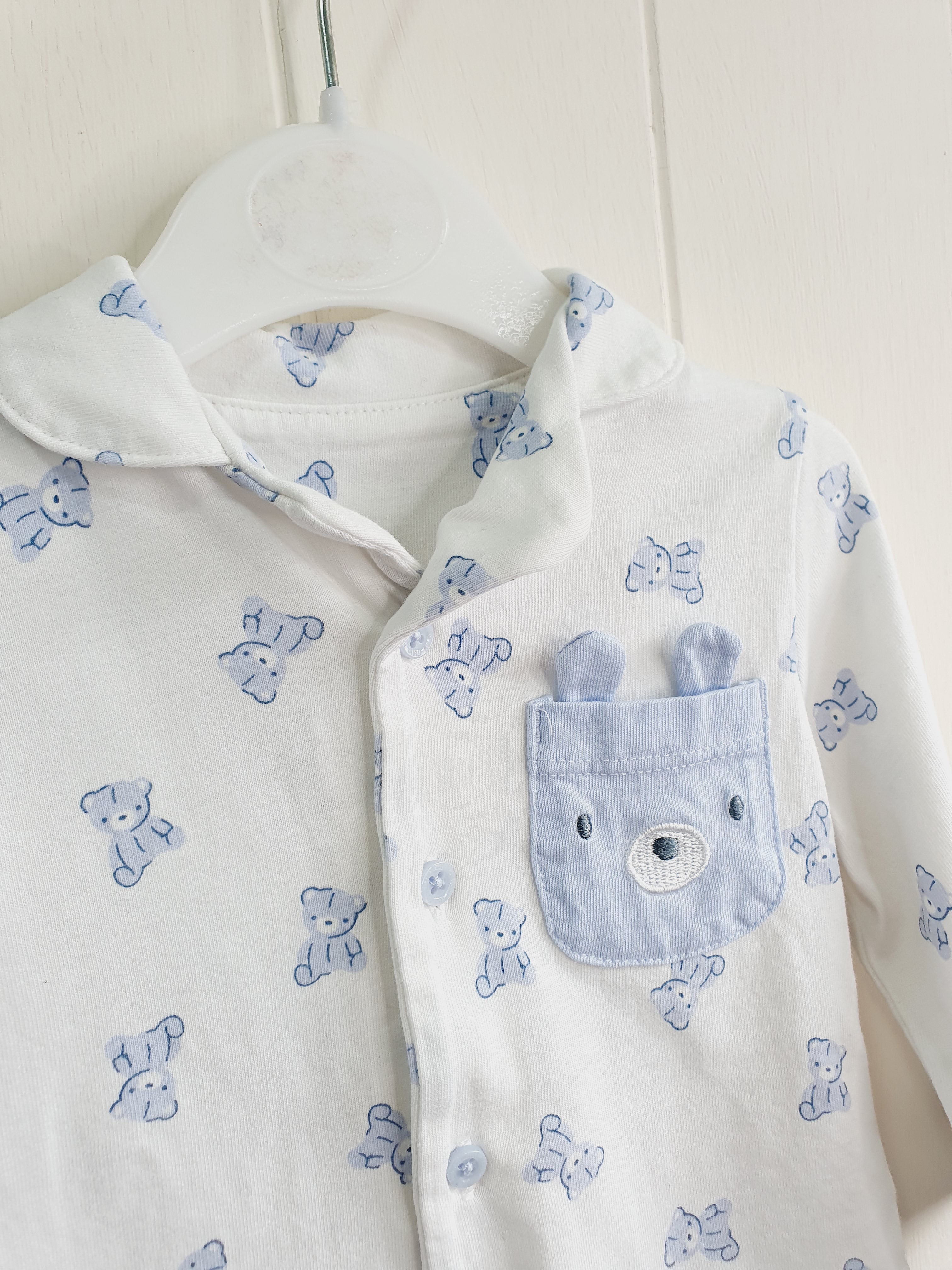 Little Nutmeg Teddybear 2 piece pyjamas 3-6 months