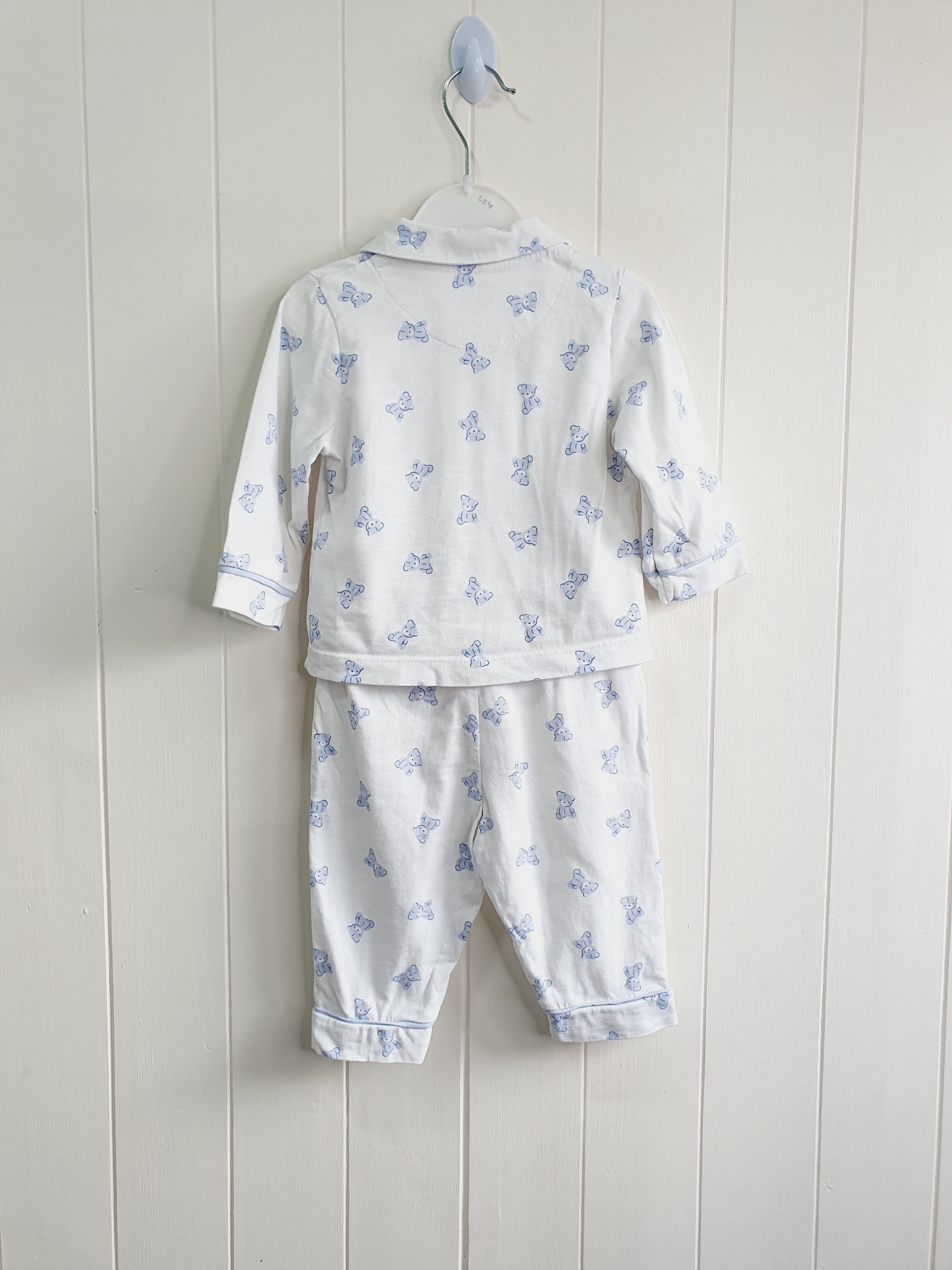 Little Nutmeg Teddybear 2 piece pyjamas 3-6 months