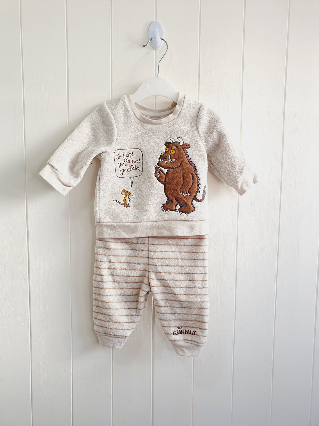 The Gruffalo beige fleece 2 piece pyjamas First size